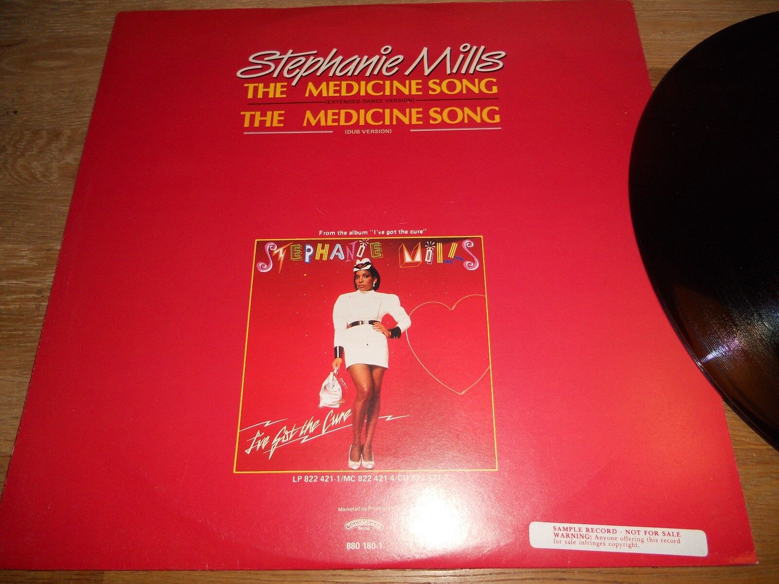 STEPHANIE MILLS "THE MEDICINE SONG" EXTENDED DANCE MIX  DUB 12" SINGLE PROMO***