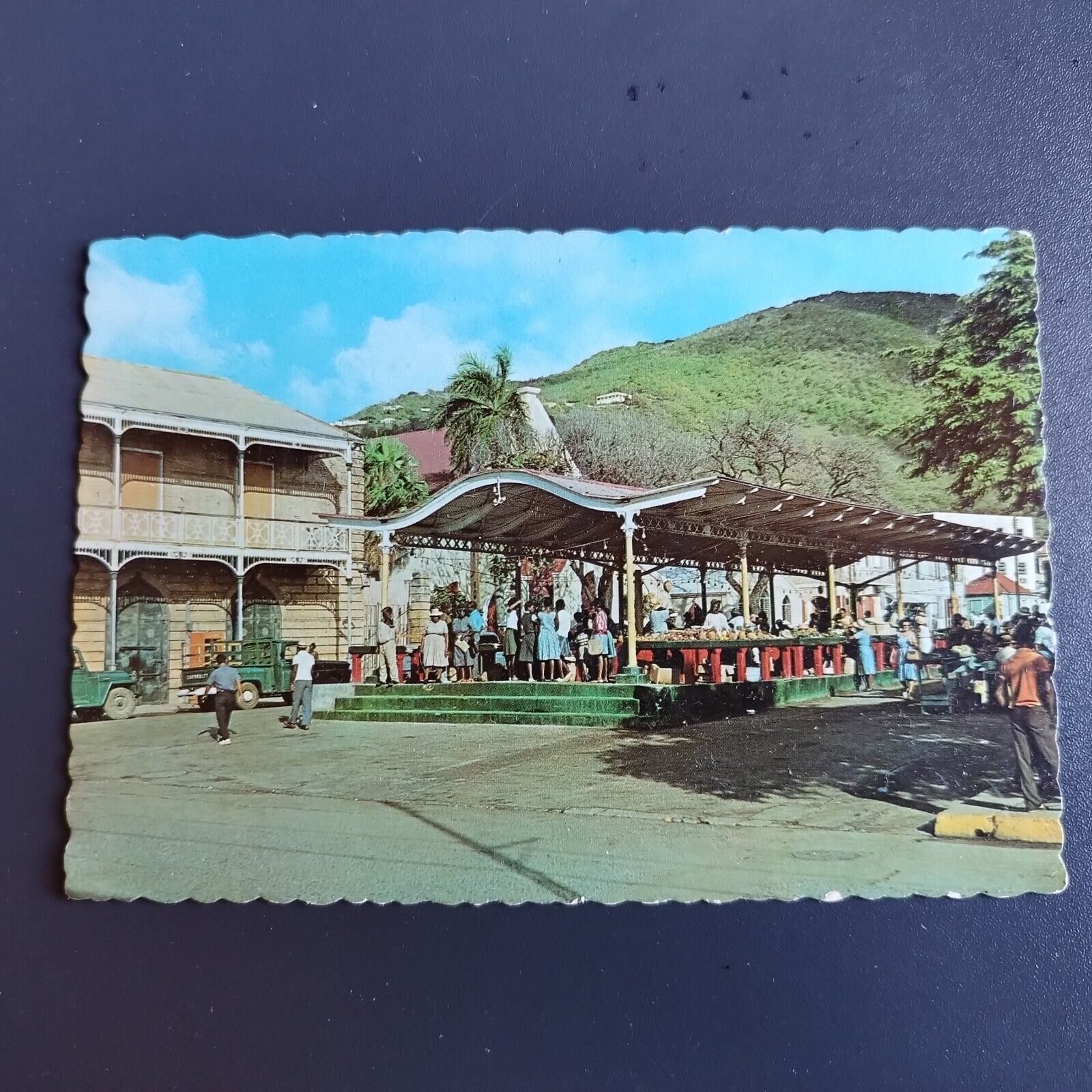 US Virgin Islands  StThomas  Charlotte Amalie - open market 1970