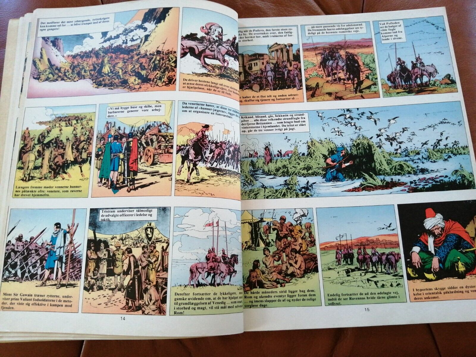 Danish comic book"Prins Valiant på eventyr" No 5Harold RFoster1975