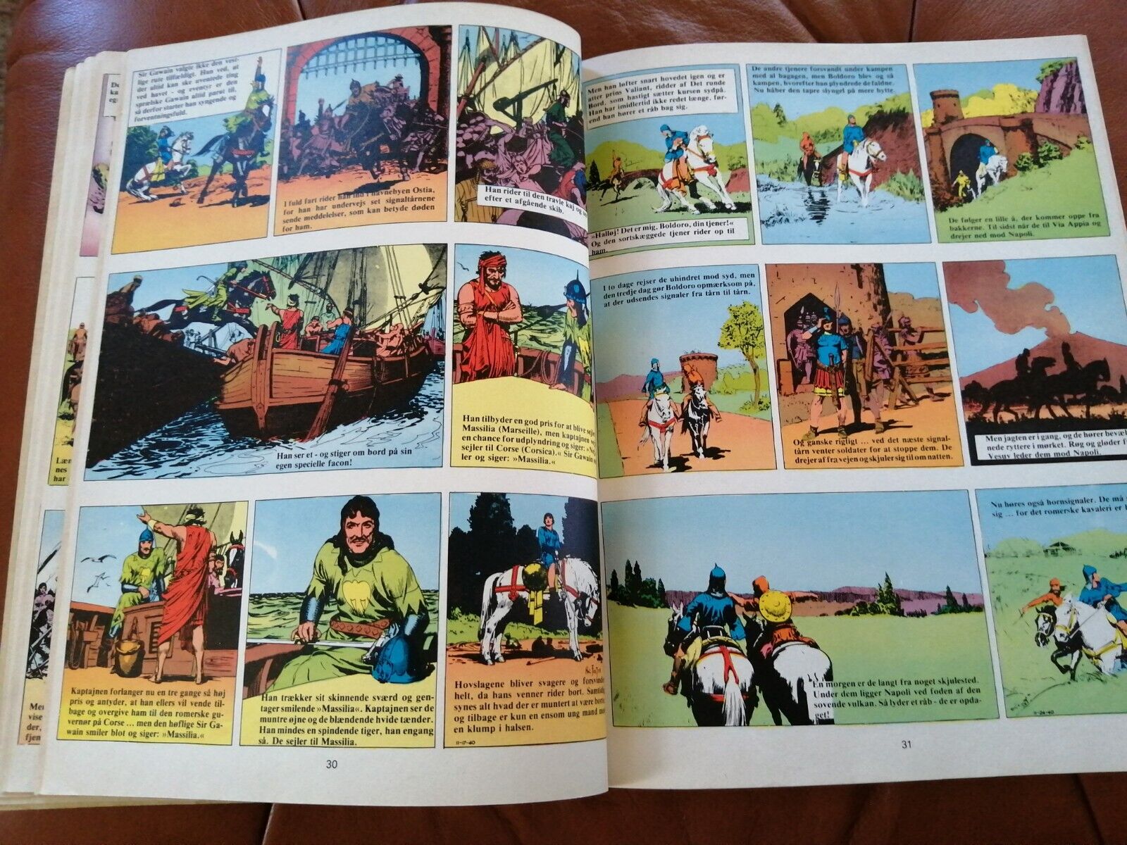 Danish comic book"Prins Valiant på eventyr" No 5Harold RFoster1975