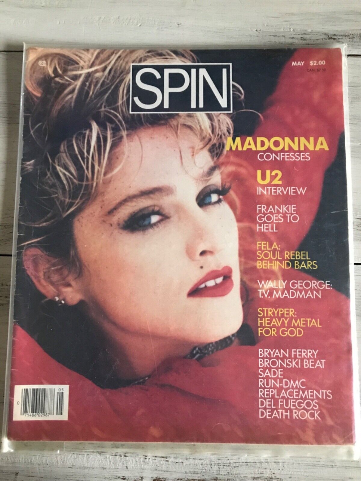 Madonna Spin Magazine 1985 USA