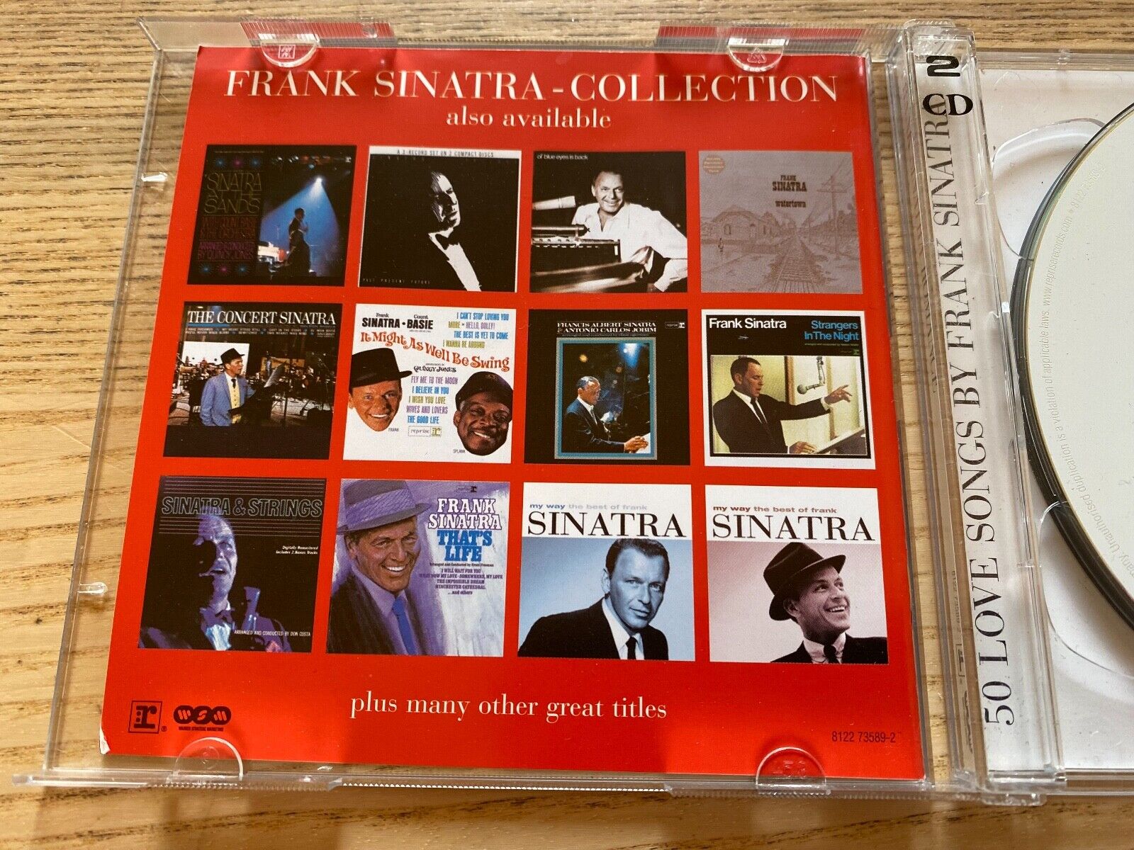 FRANK SINATRA "ROMANCE " 2002 MINT 2 X CD SET REPRISE RECORDS GERMANY 50 SONGS**