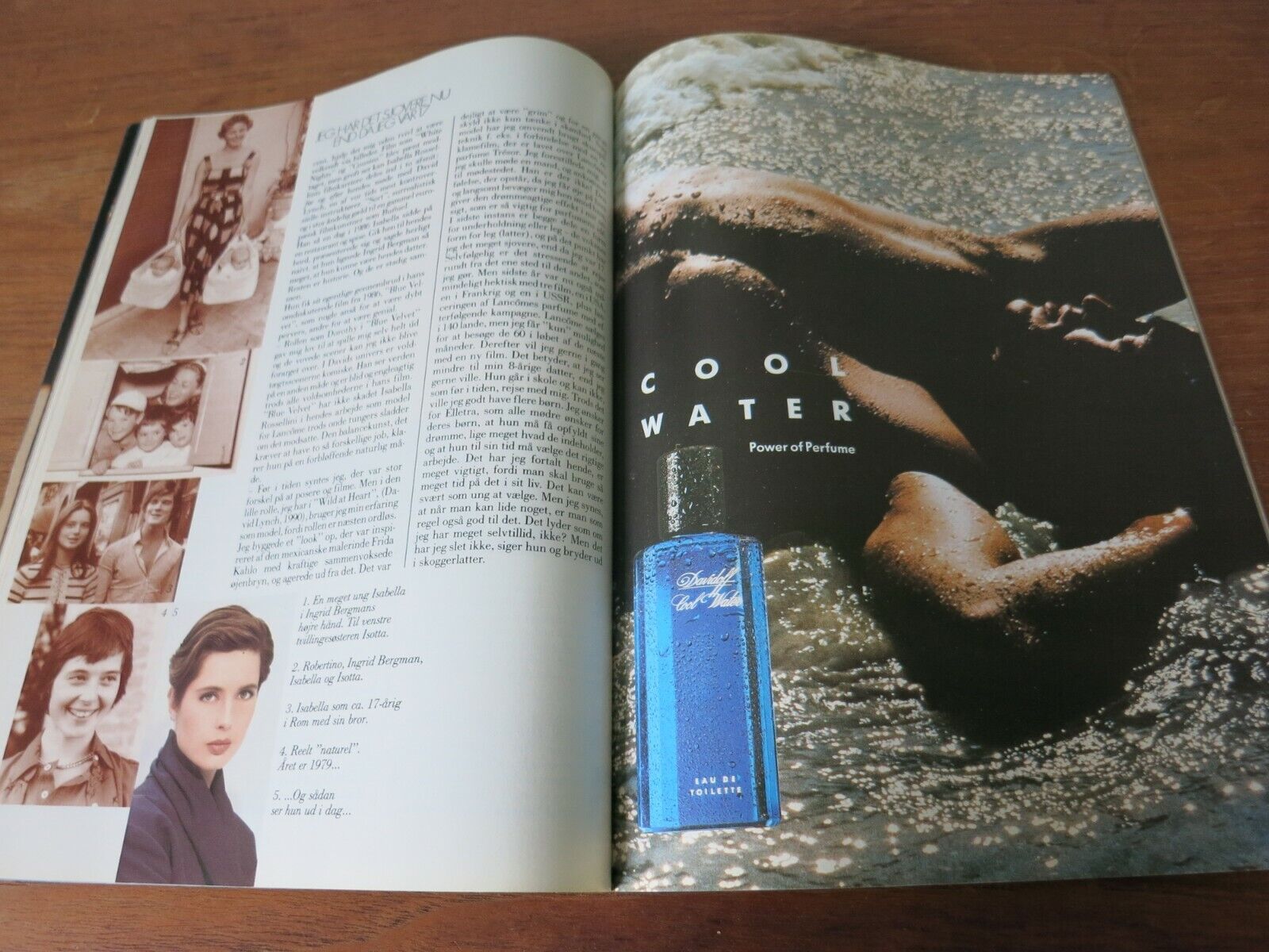 Danish Magazine IN 1991 ISABELLA ROSSELLINI Q102