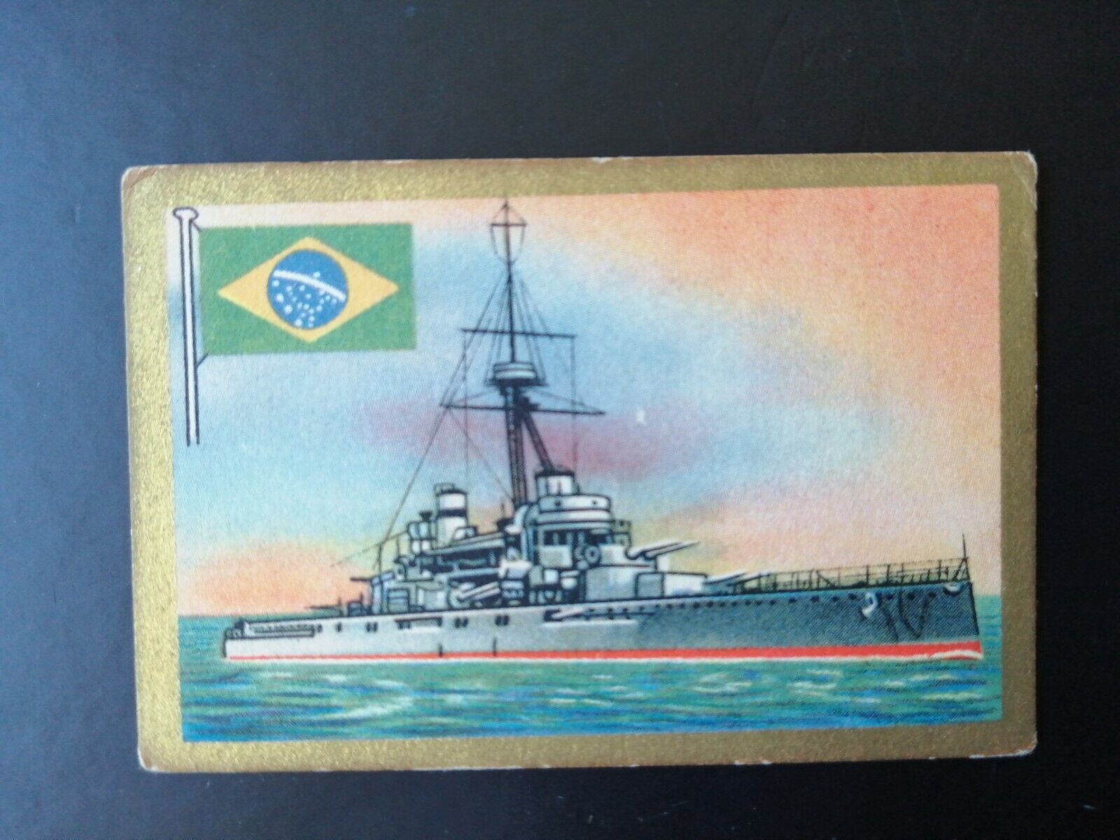 German SABA tobacco ship trading card 1931-33No 137 "Sao Paulo" Brazil