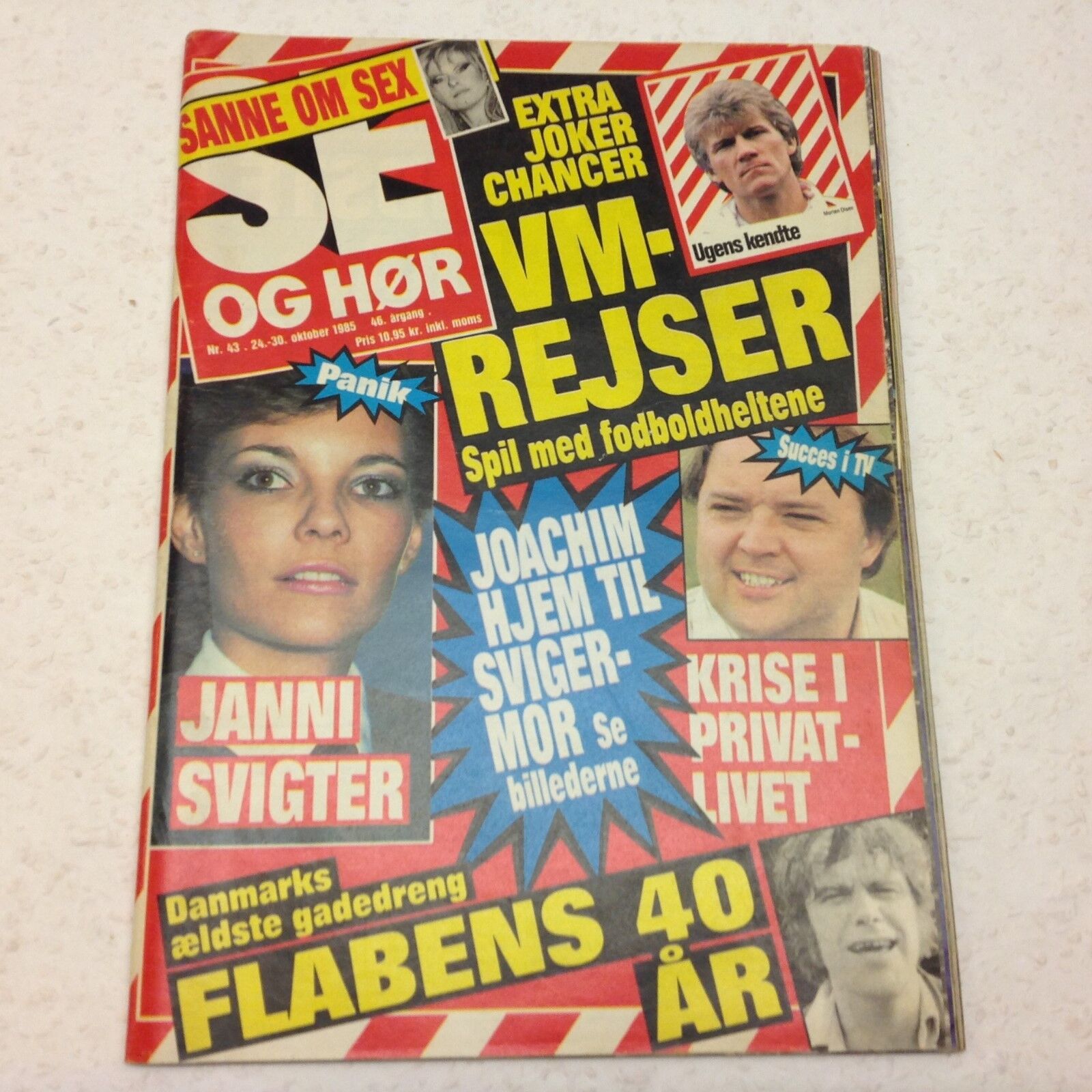 Amanda Carrington Catherine Oxenberg Dynasty Danish Magazine 1985 "Se og Hoer"