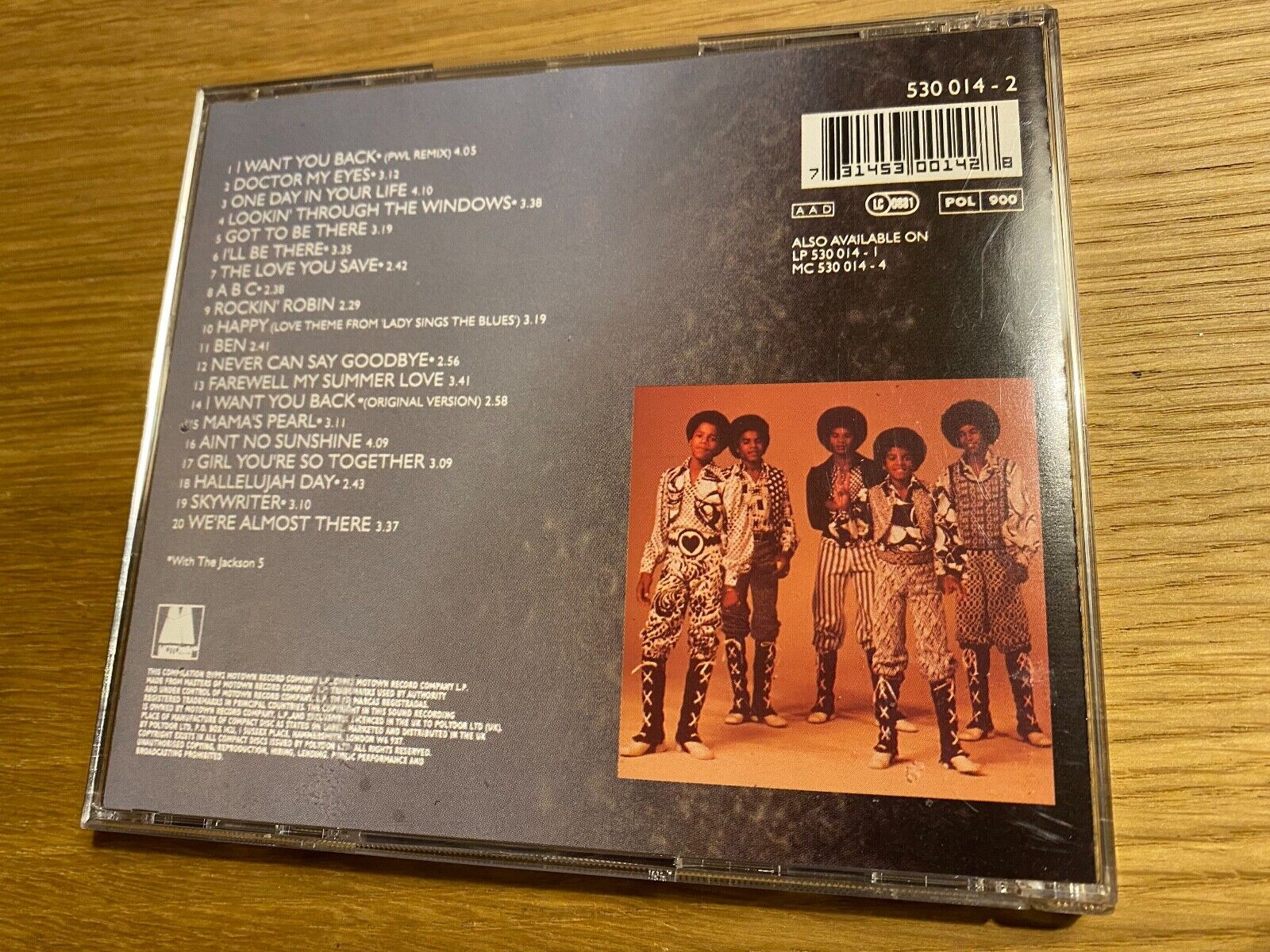 MICHAEL JACKSON  THE JACKSON 5 "MOTOWN´S GREATEST HITS 1969-75" MOTOWN CD ALBUM