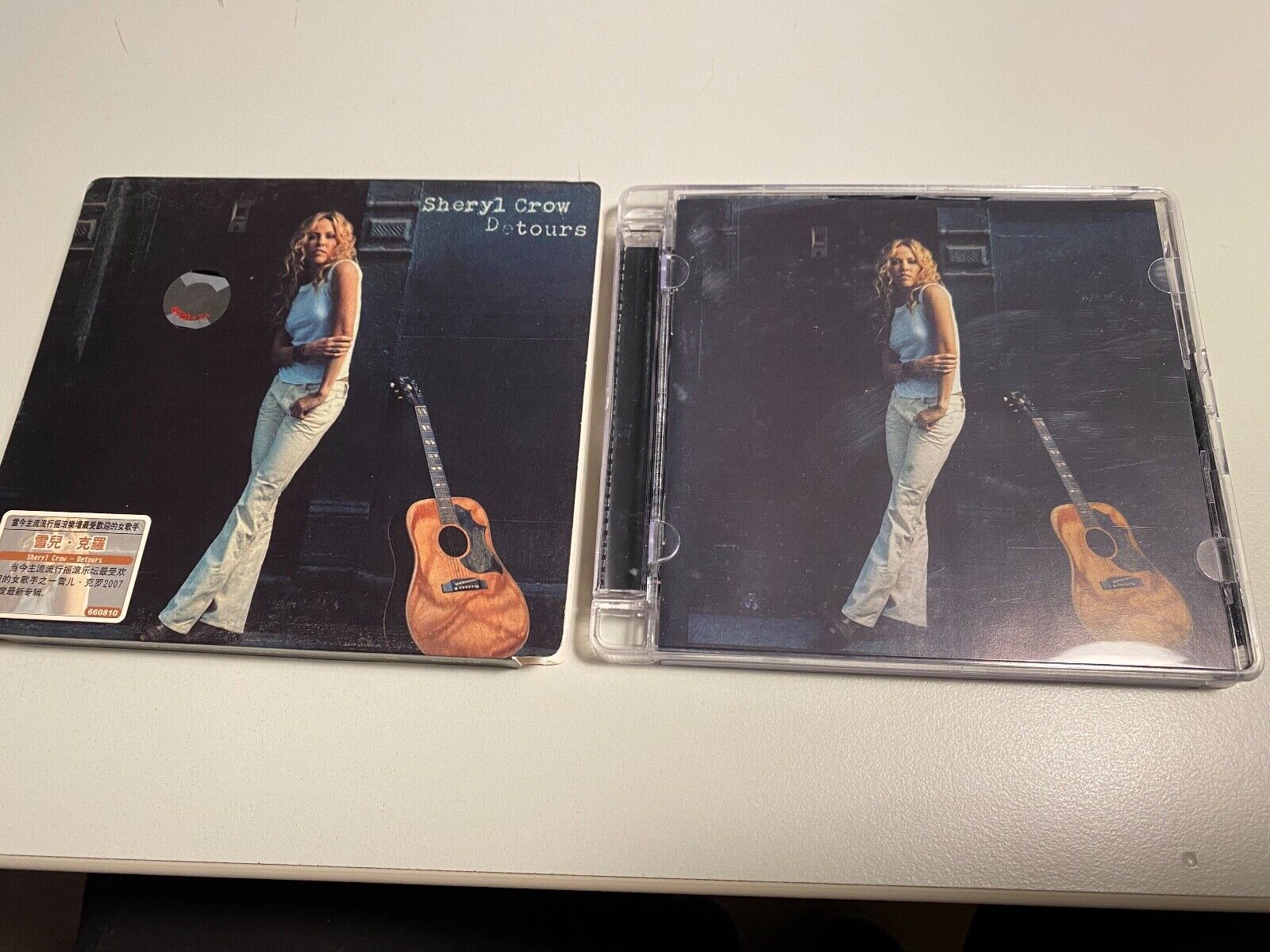 SHERYL CROW "DETOURS" CD ALBUM 14 TRACKS  2008 EU ASIAN PRESS A  M RECORDS