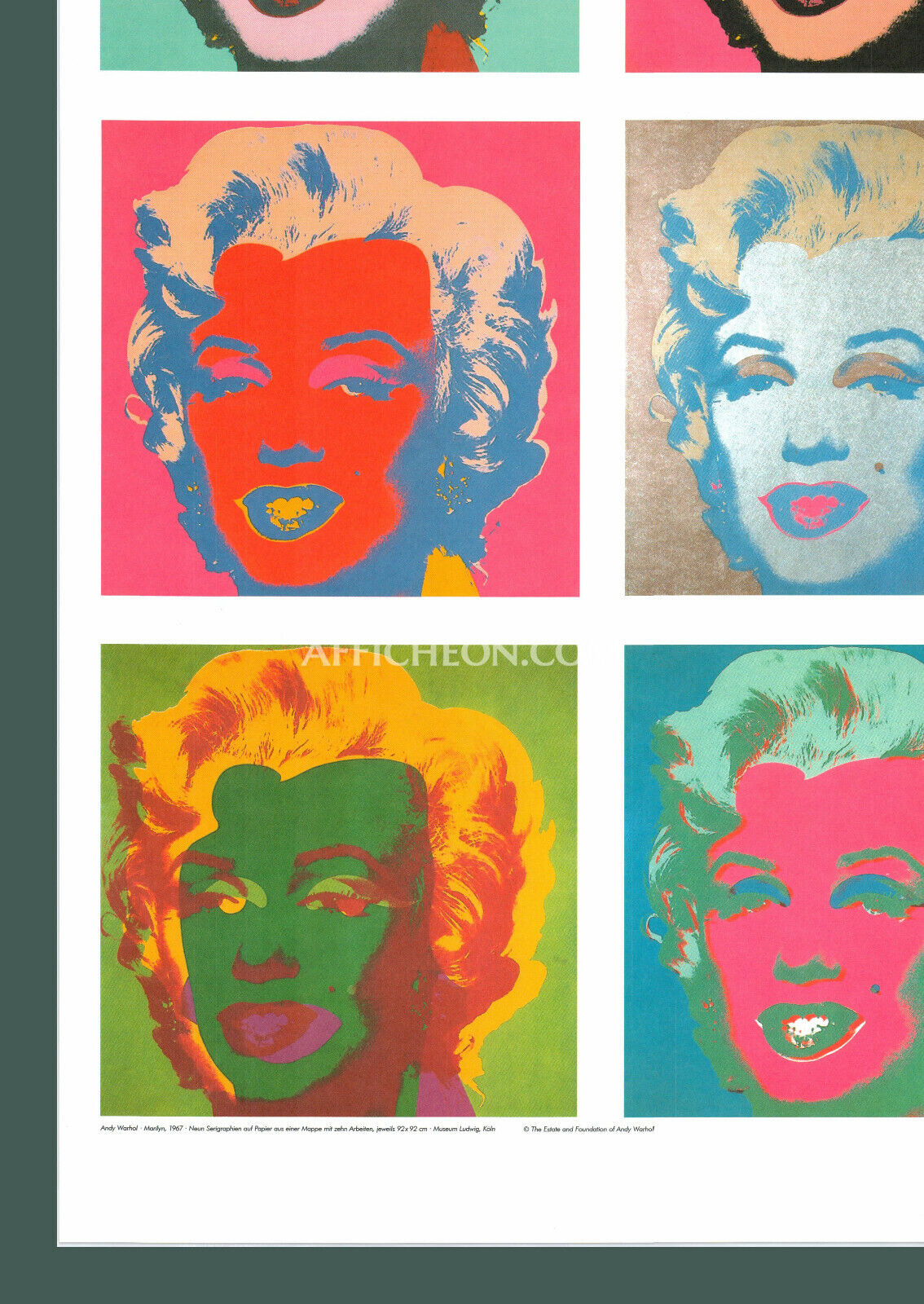 Andy Warhol 'Marilyn (Retrospective)' 1989 Original Exhibition Poster Print