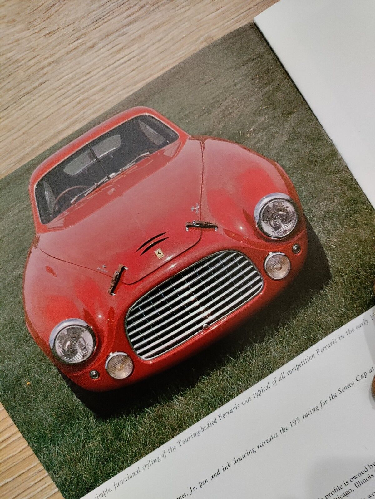 Ferrari Type 195 Sport brochure booklet book