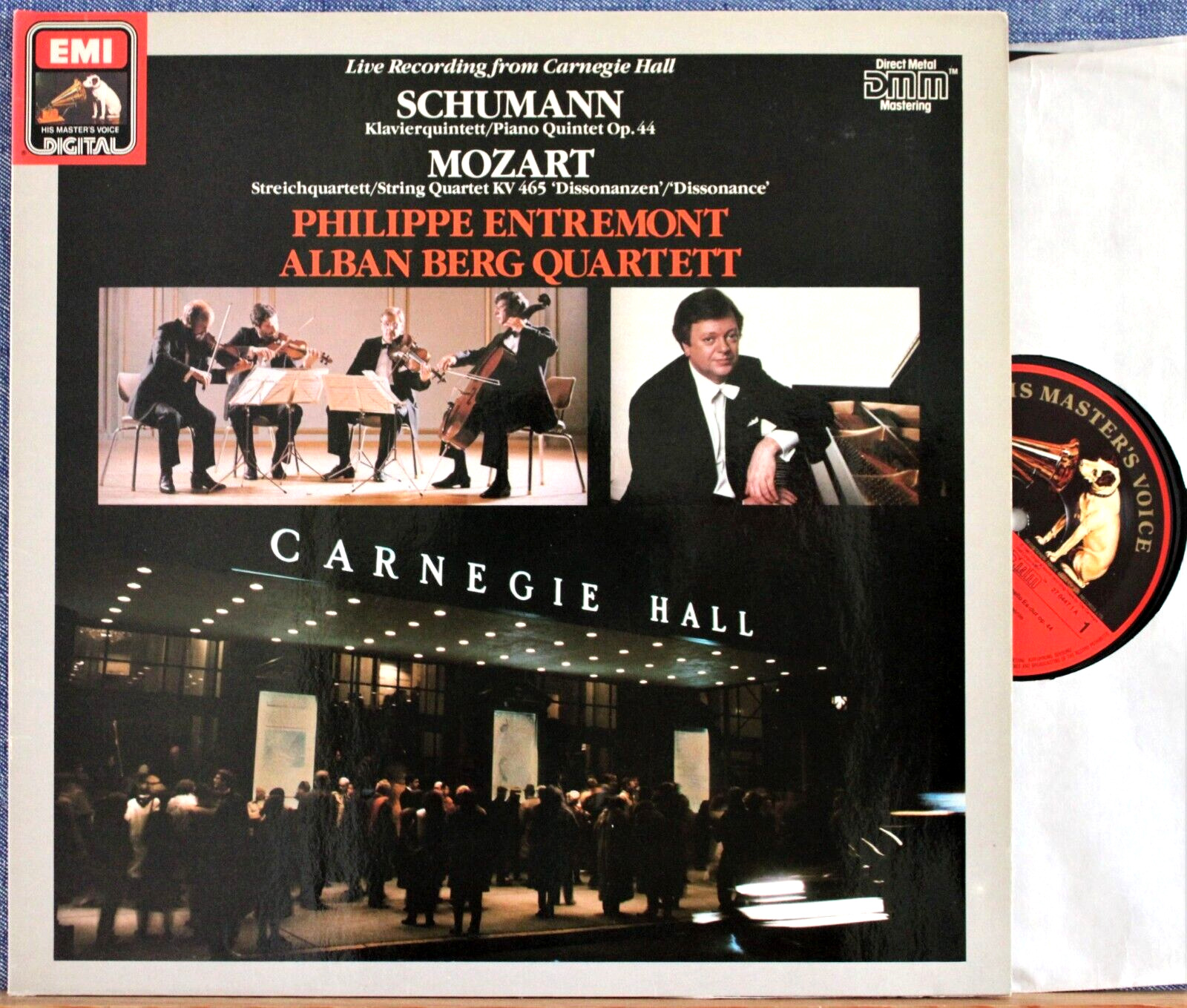 Entremont; Alban Berg SQ Schumann (Piano quintet) + Mozart EMI 27 0447 dig NM