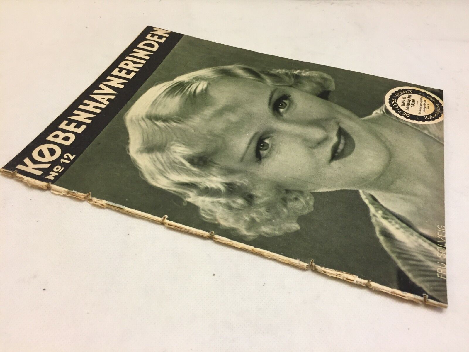 Fru Solveig Ersgaard Antique Vintage Danish Magazine 1934 Københavnerinden