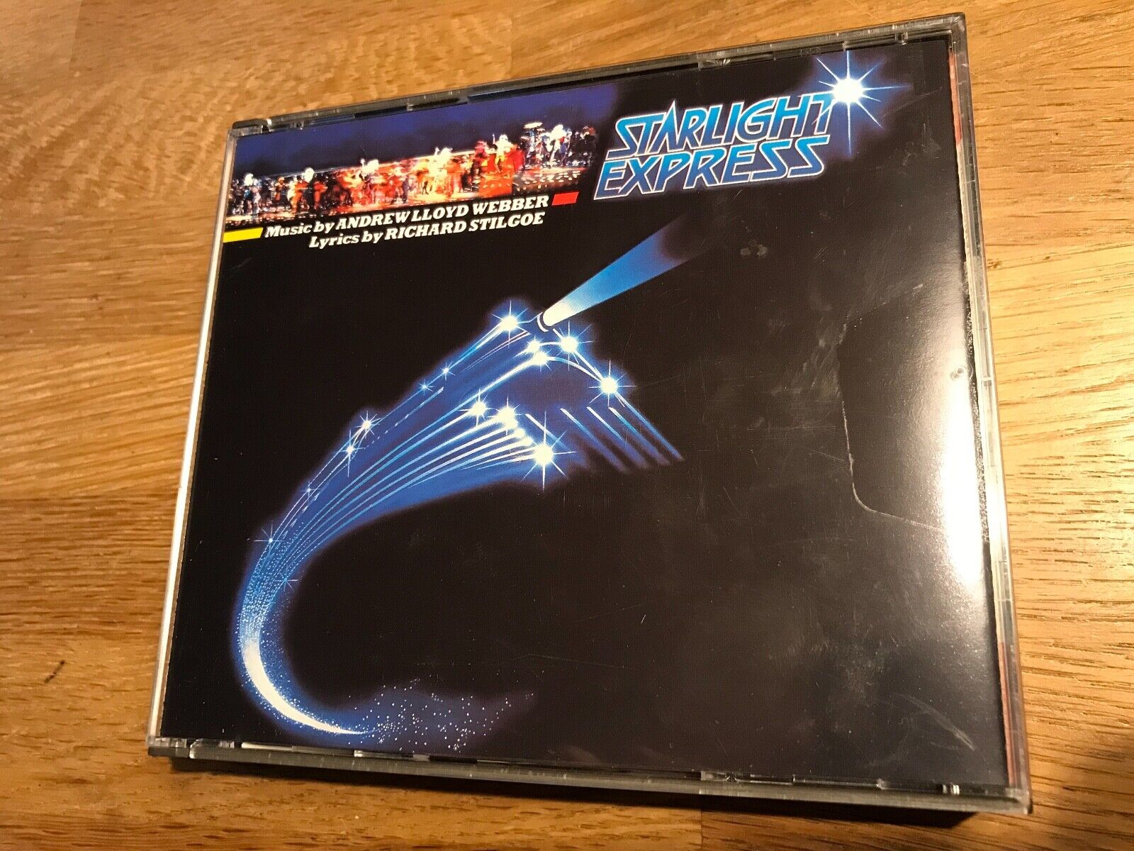 STARLIGHT EXPRESS THE ORIGINAL CAST 2 X CD ALBUM POLYDOR RECORD + 1999 UK TICKET