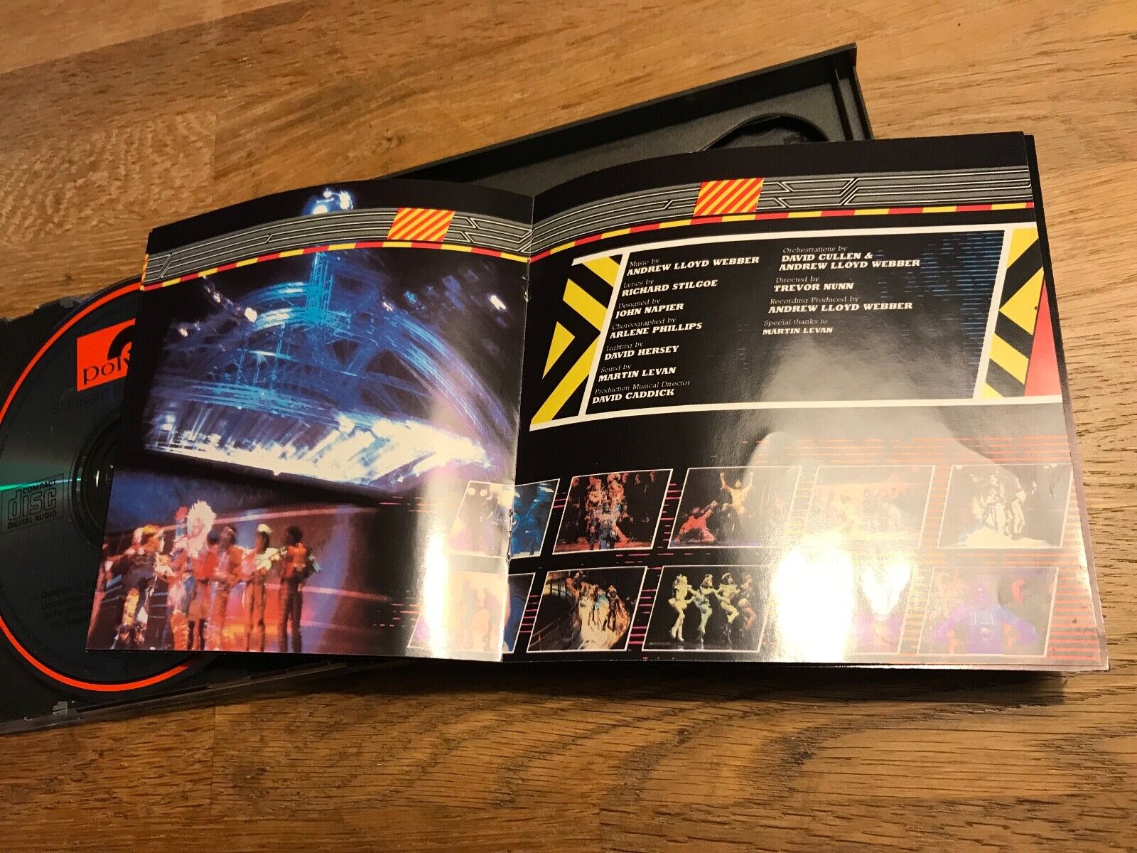 STARLIGHT EXPRESS THE ORIGINAL CAST 2 X CD ALBUM POLYDOR RECORD + 1999 UK TICKET