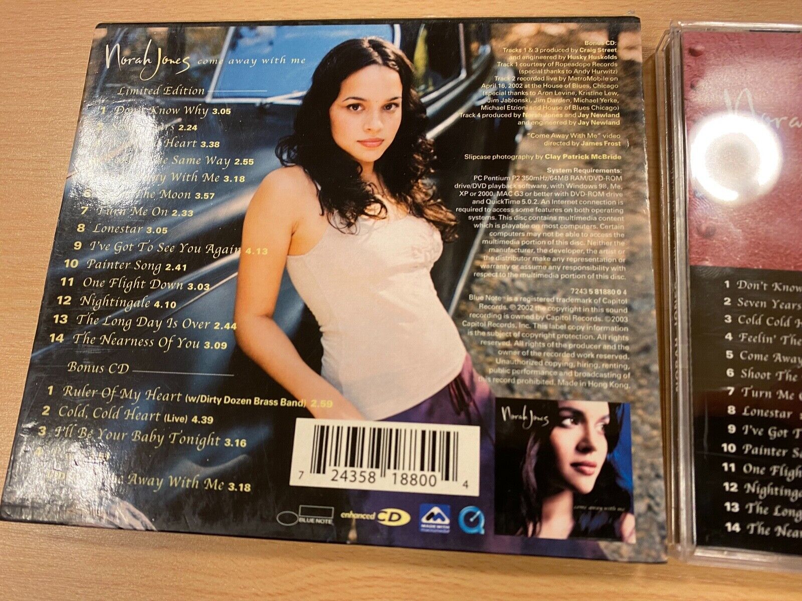 NORAH JONES  "COME AWAY WITH ME" 19 TRACK 2 X CD ALBUM HONG KONG LIMITED EDITION