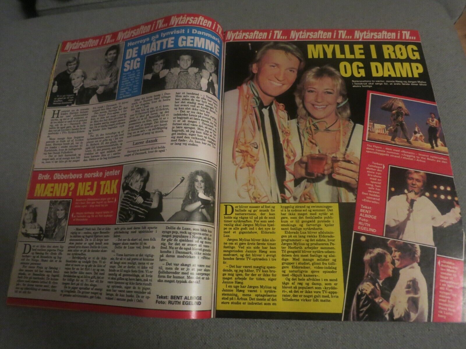 Danish Magazine 84 RICHARD CHAMBERLAIN Herreys DOLLIE DE LUXE Nanna GREMLINS N26