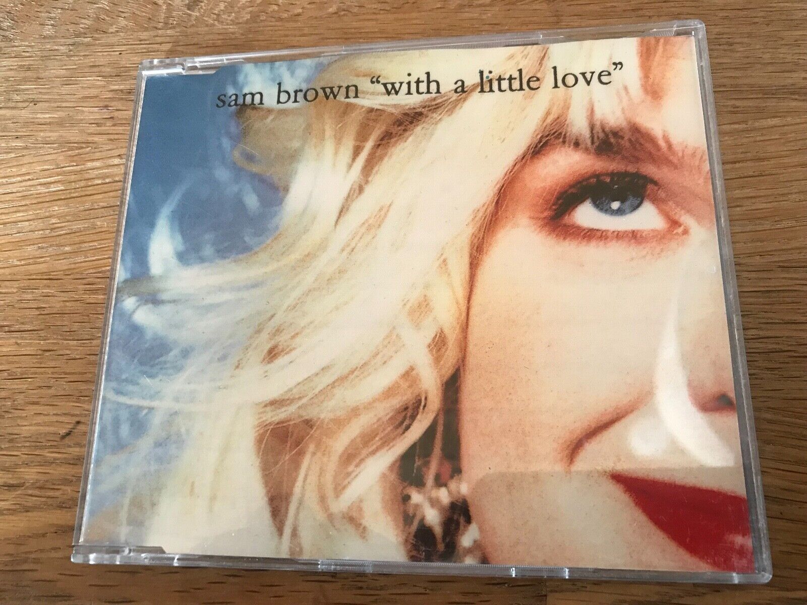 SAM BROWN "WITH A LITTLE LOVE 1990 AM RECORDS 4 TRACK CD SINGLE GERMAN PRESSING