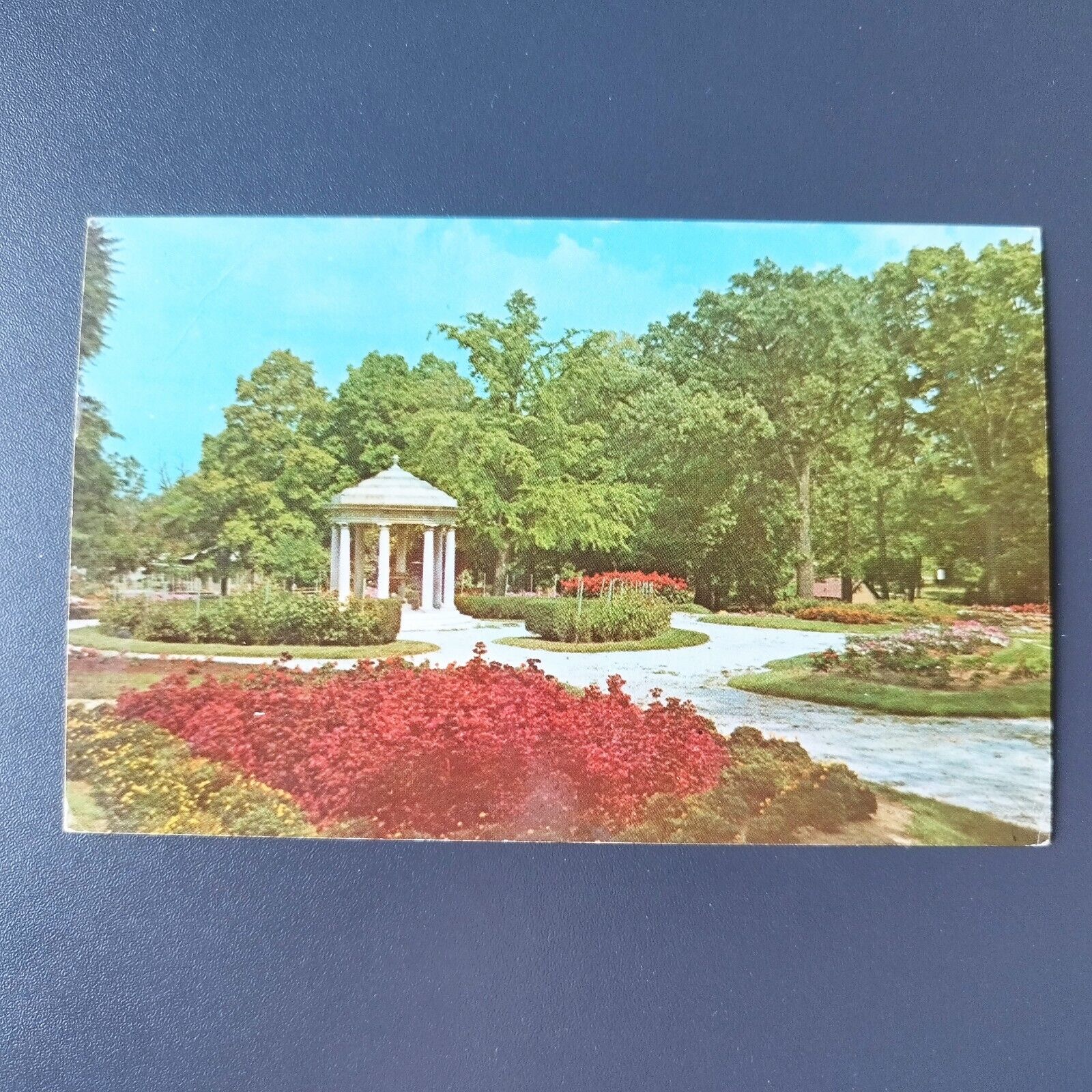 Iowa Keokuk Rand Park Flower Garden 1977