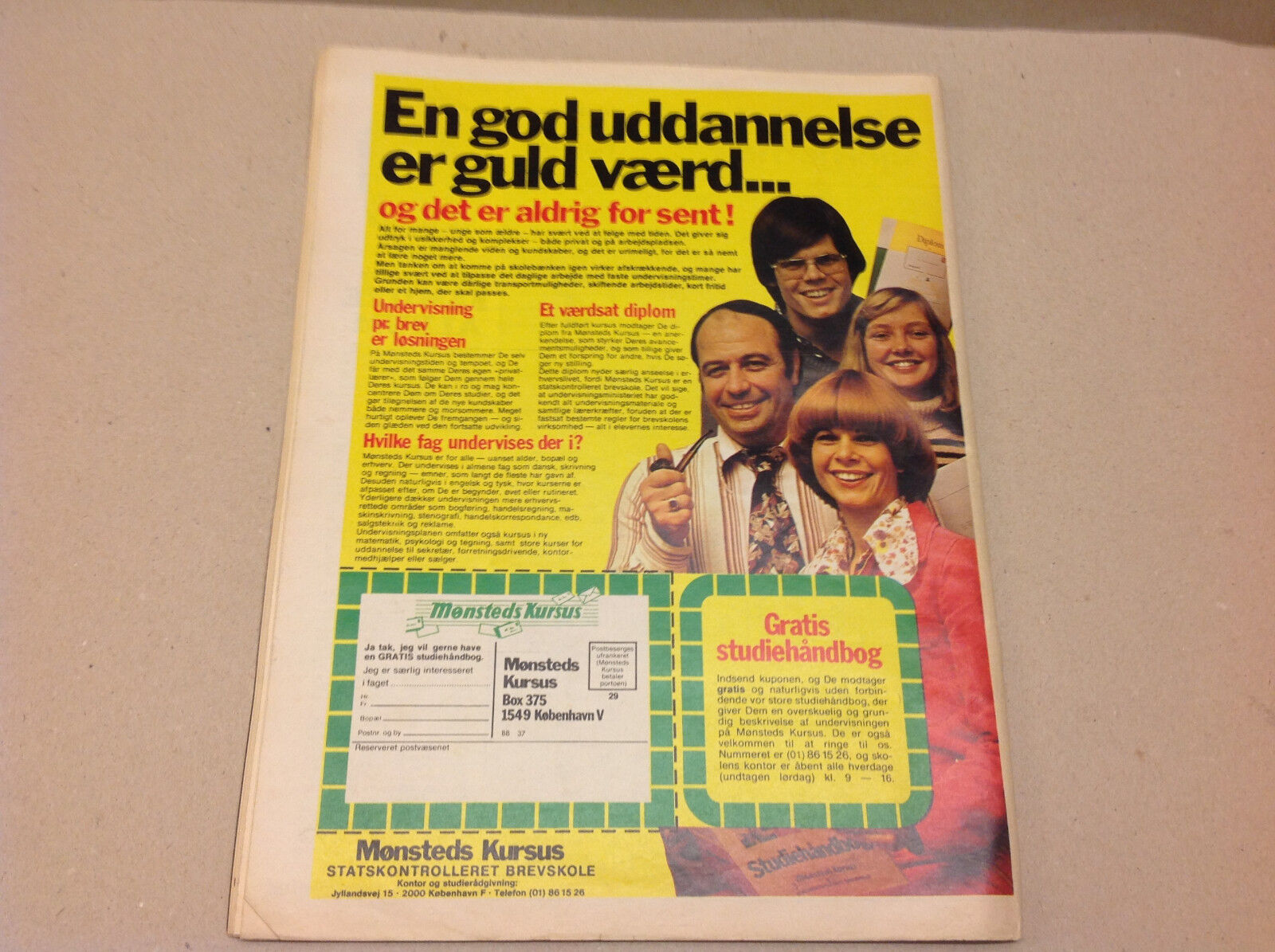 MARILYN MONROE Cover Danish Vintage Magazine Billed-Bladet 1977 16th September