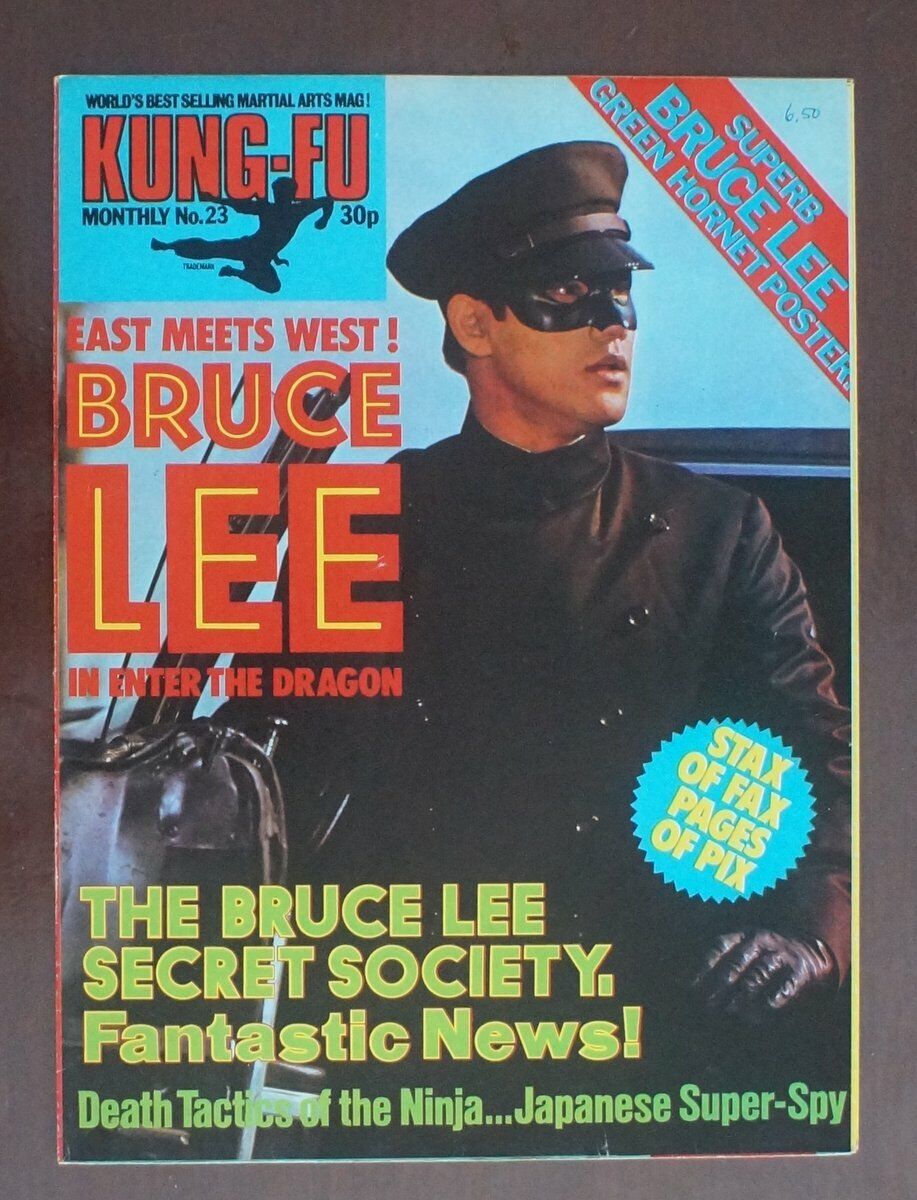 3 xBruce Lee Kung-Fu Monthly Magazine No18 23 and 24 Opens into a giant poster