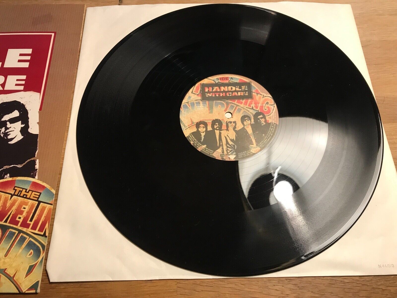 TRAVELLING WILBURYS "HANDLE WITH CARE" WARNER BROS RECORDS 12 INCH 1988 GERMANY