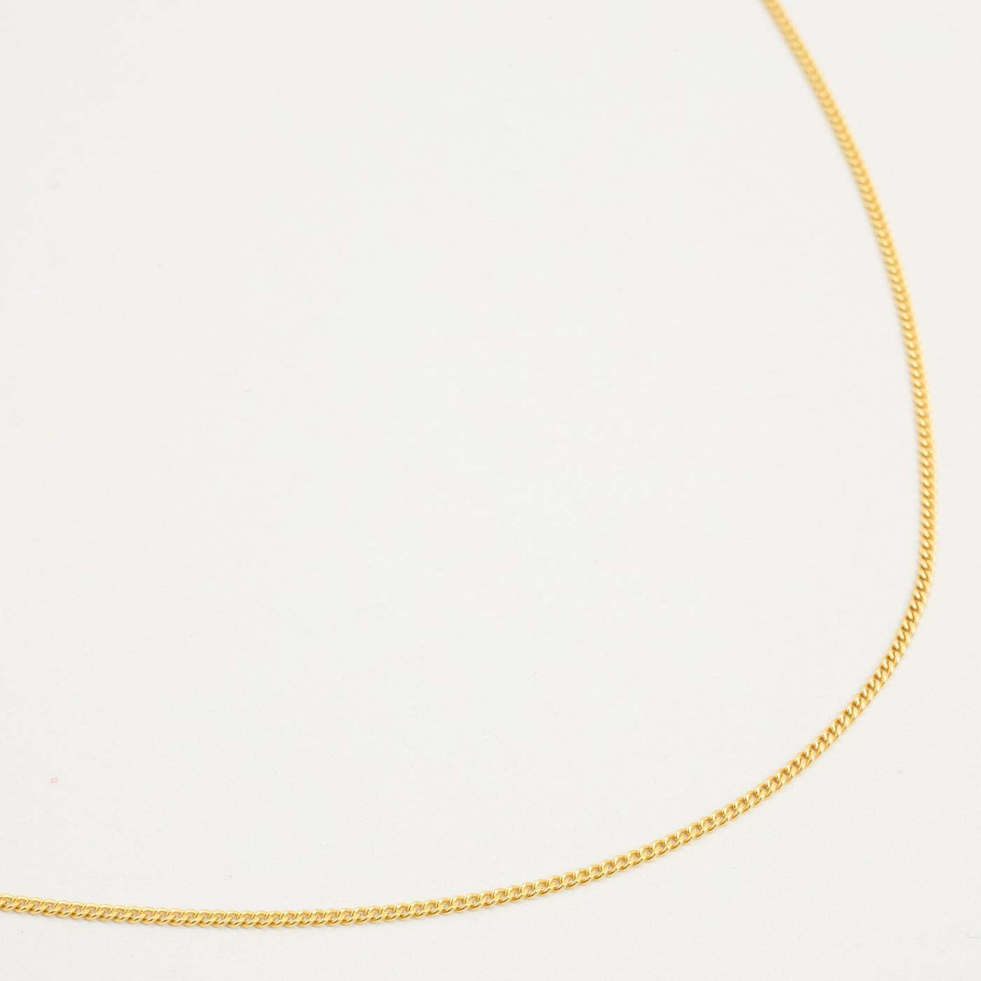 Curb Necklace in 8K Gold 315 inches | Real Genuine Gold | Premium