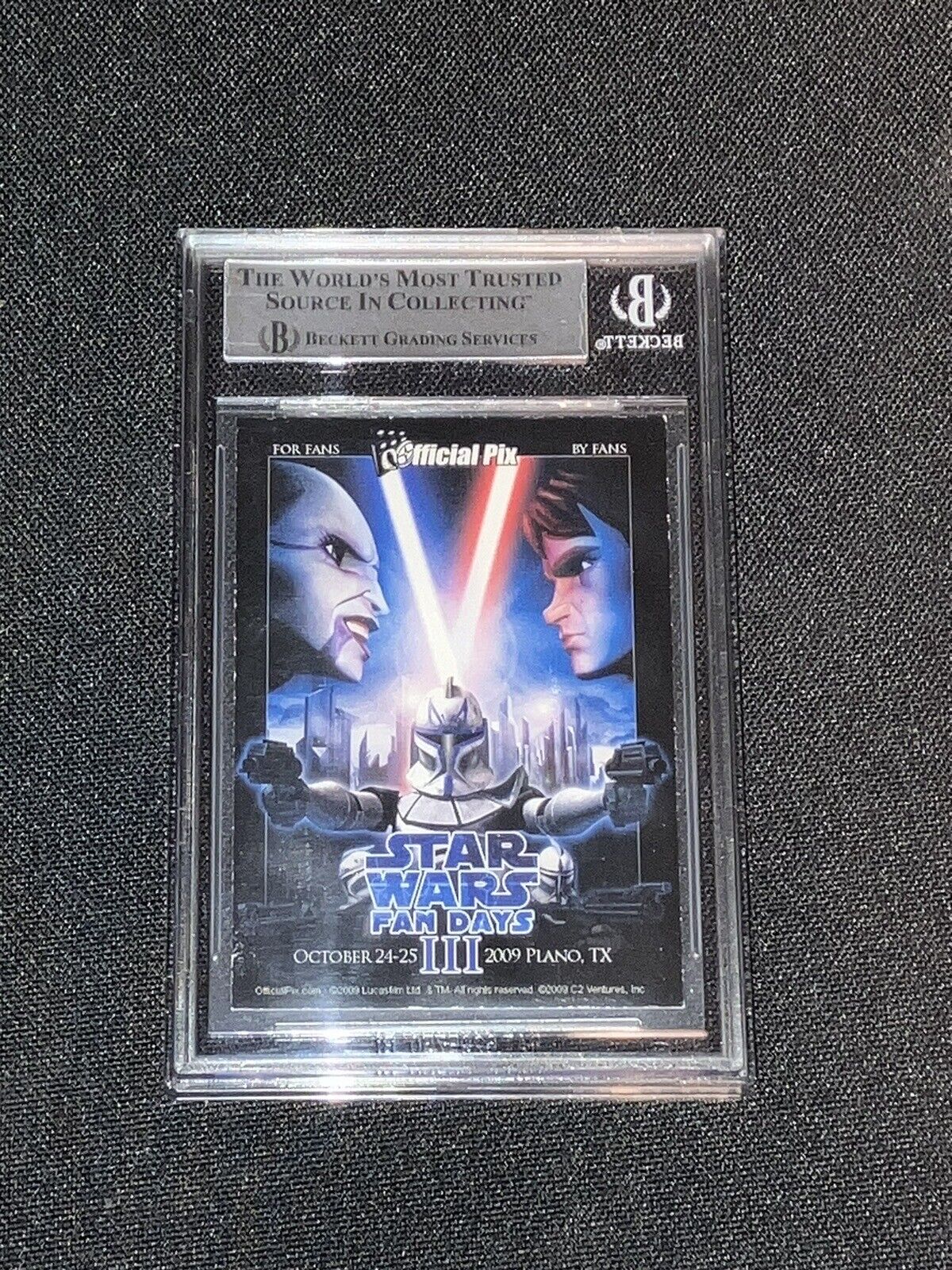 2009 Star Wars Fan Days: Signed Autograph by Matt Lanter as Anakin Skywalker COA