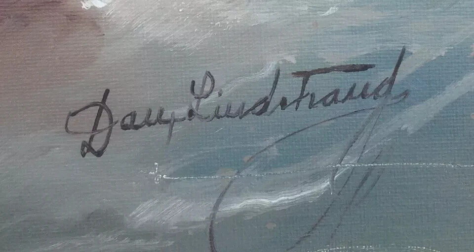 Dan Lindstrand (1904-1983): Rough Sea