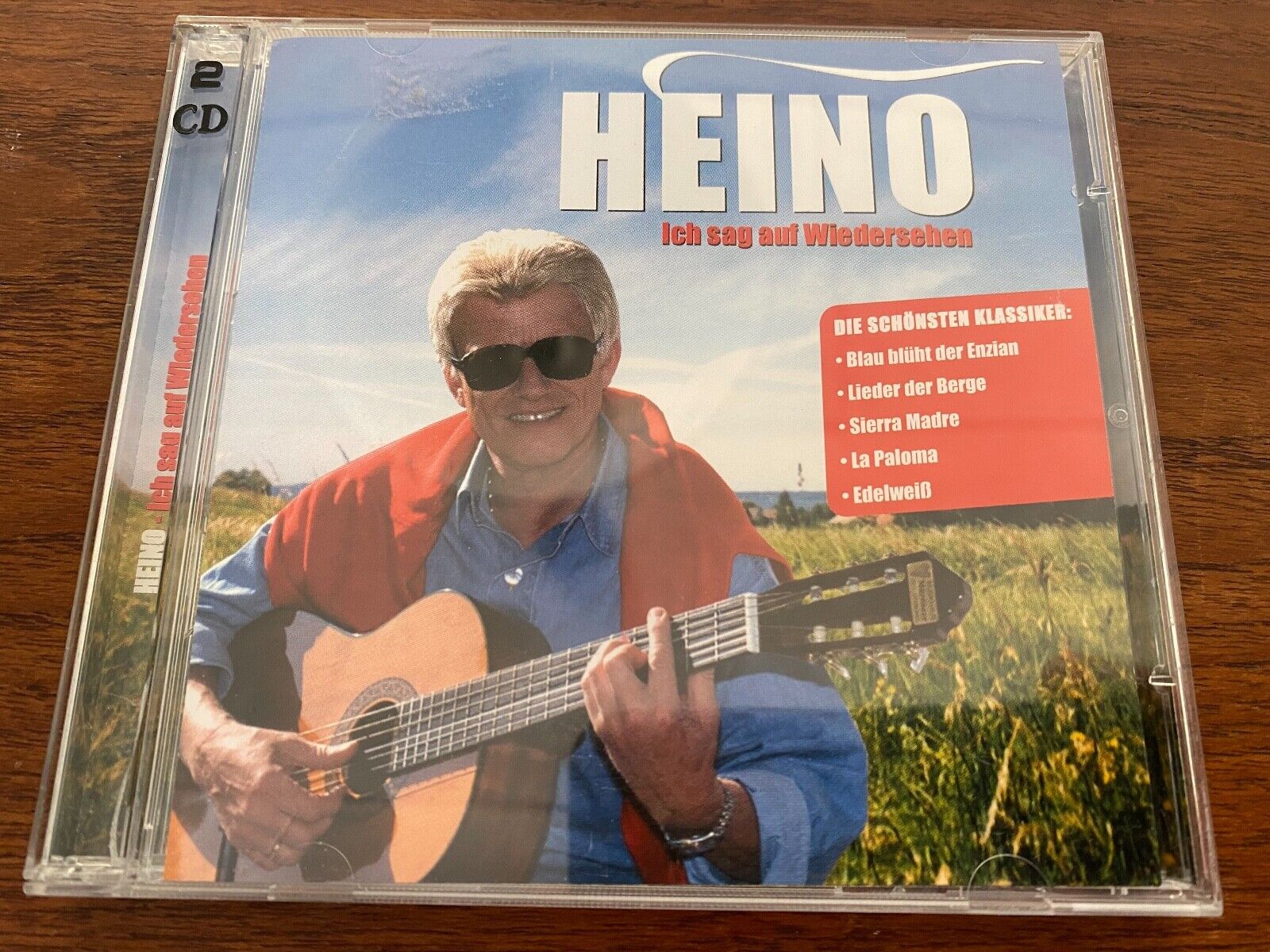 HEINO "ICH SAG AUF WIEDERSEHEN" 2005 2 X CD SET MONTANA JOAN RECORDS 24 TRACKS