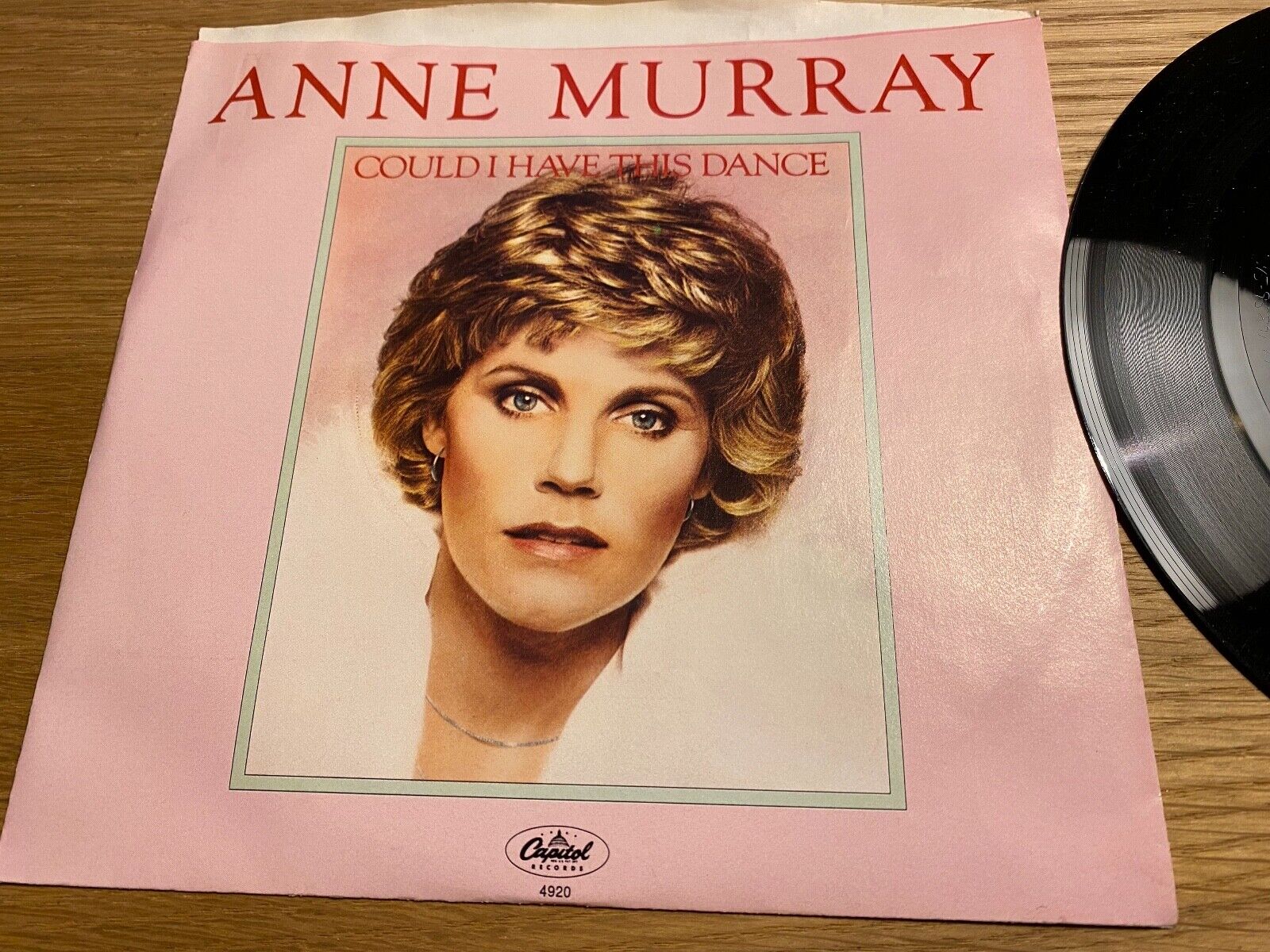 ANNE MURRAY "COULD I HAVE THIS DANCE / SOMEBODY´S WAITING" USA PRESS 1980 SINGLE