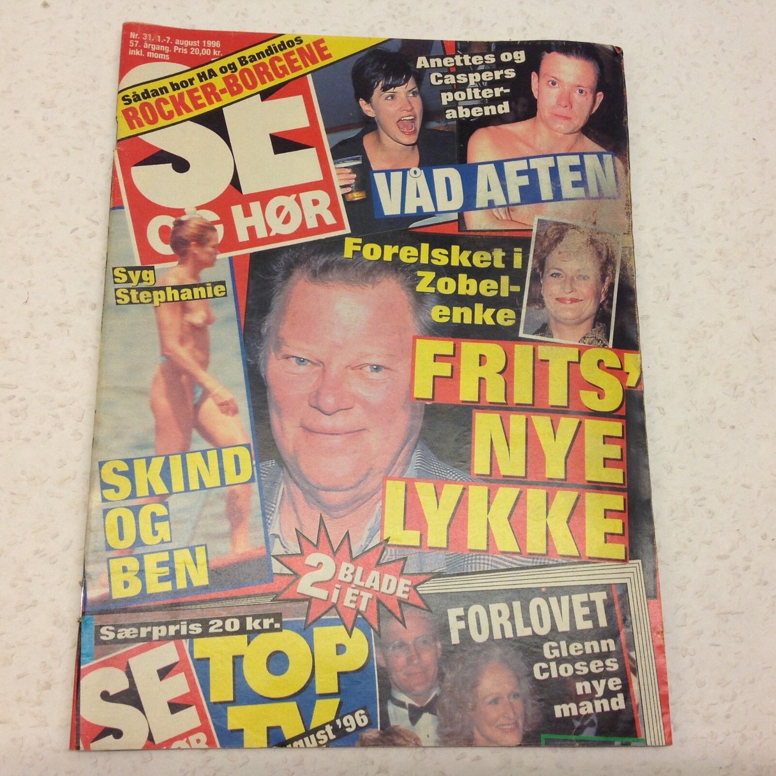 Princess Stéphanie of Monaco Sickness Rumors Danish Magazine 1996 "Se og Hoer"