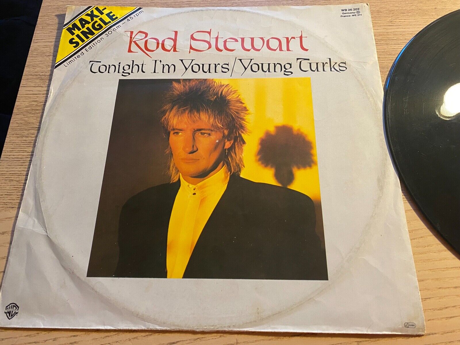 ROD STEWART "TONIGHT I´M YOURS / YOUNG TURKS" WARNER BROS RECORDS WEST GERMANY*