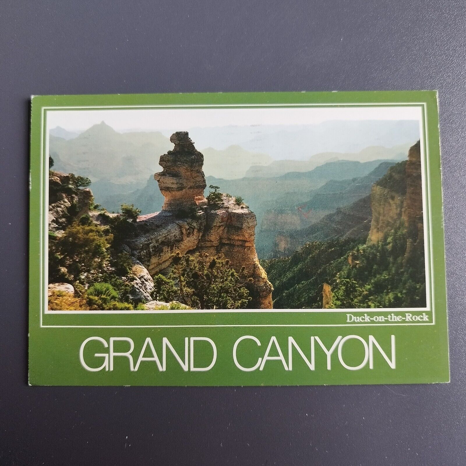 Postcard Arizona  Grand Canyon Duck-On-The Rock - 1990