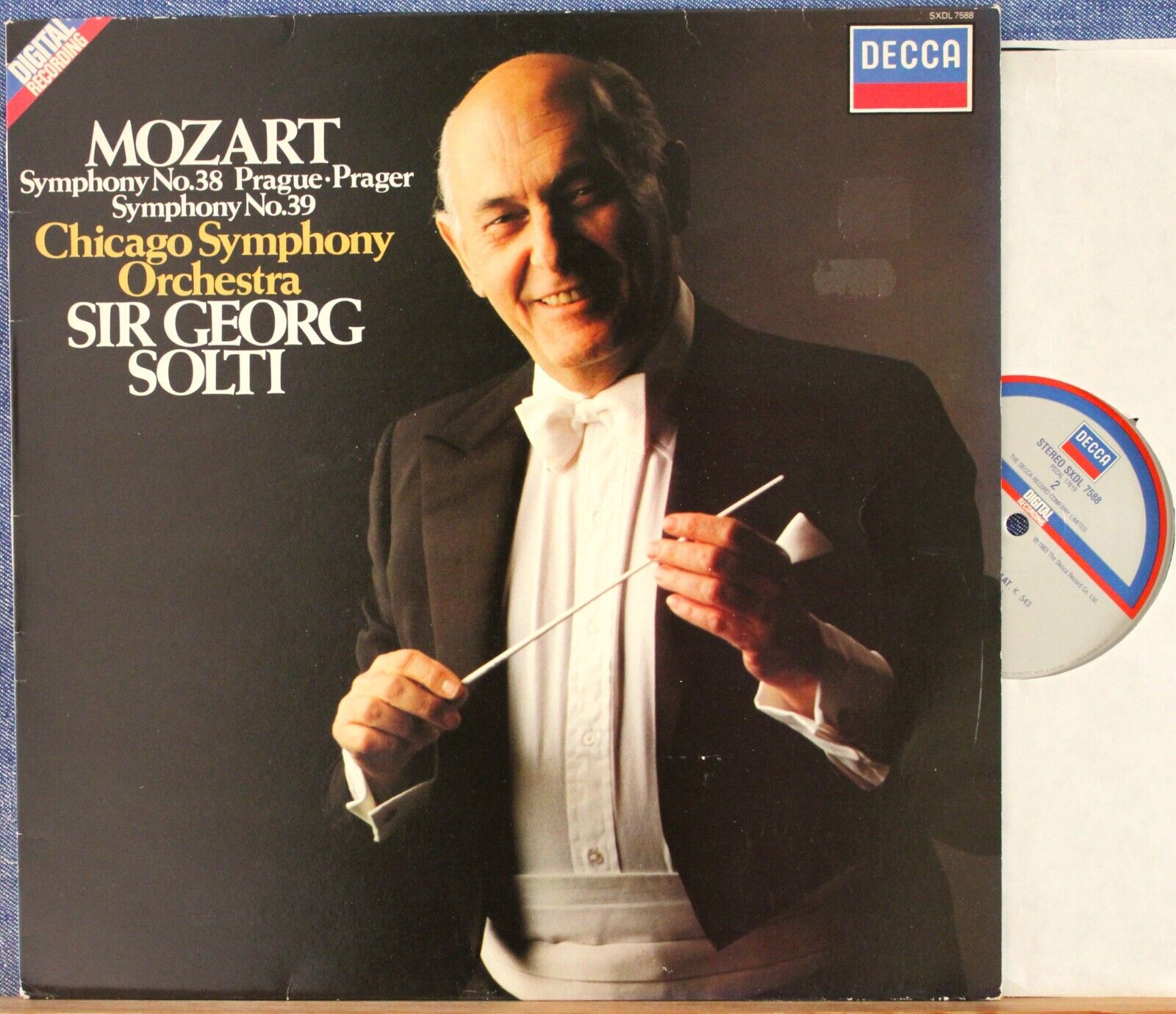 Solti Mozart (Symphonies 38 + 39) Decca SXDL 7588 dig NM