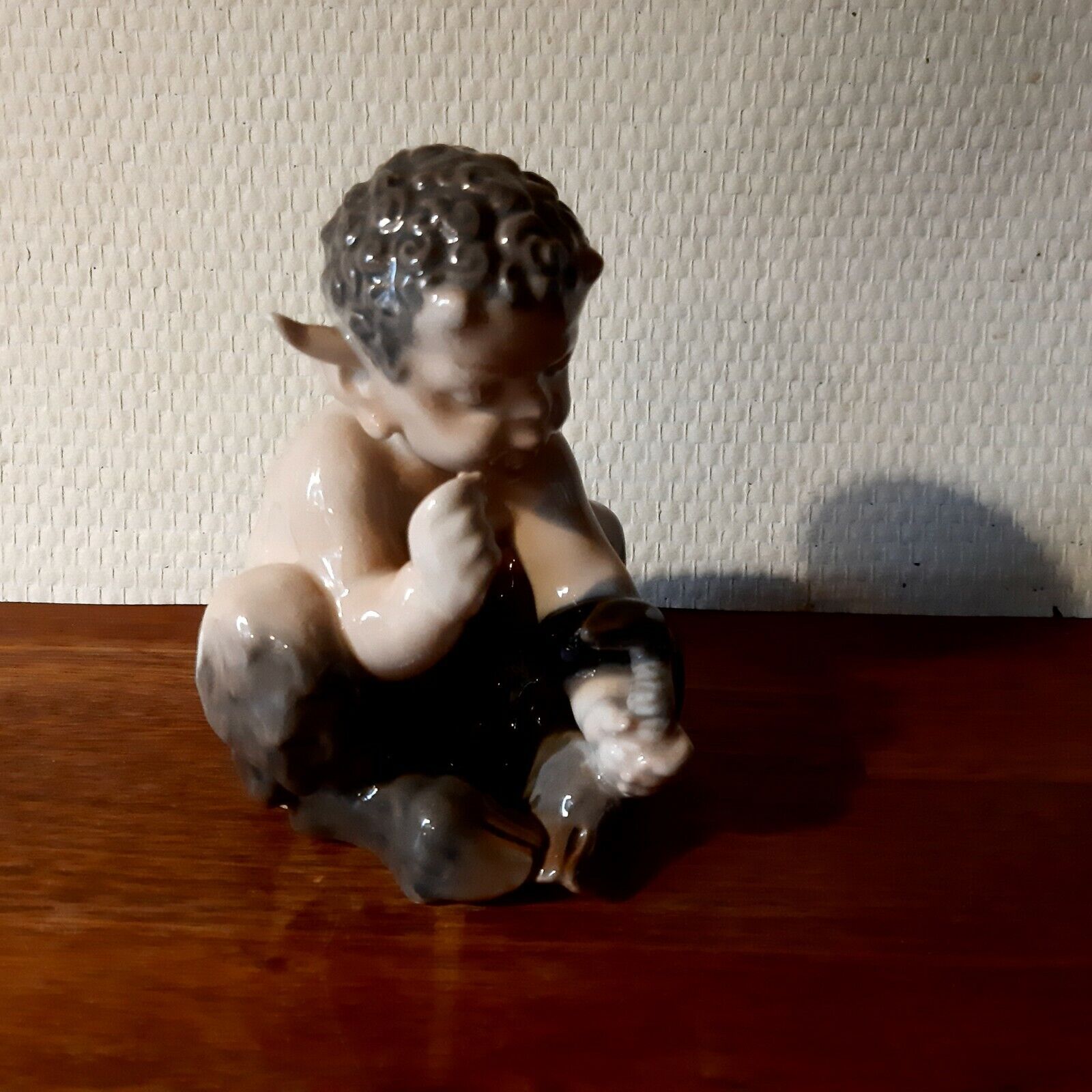 FAUN with SNAKE # 1712 by Chr Thomsen for ROYAL COPENHAGEN 1962