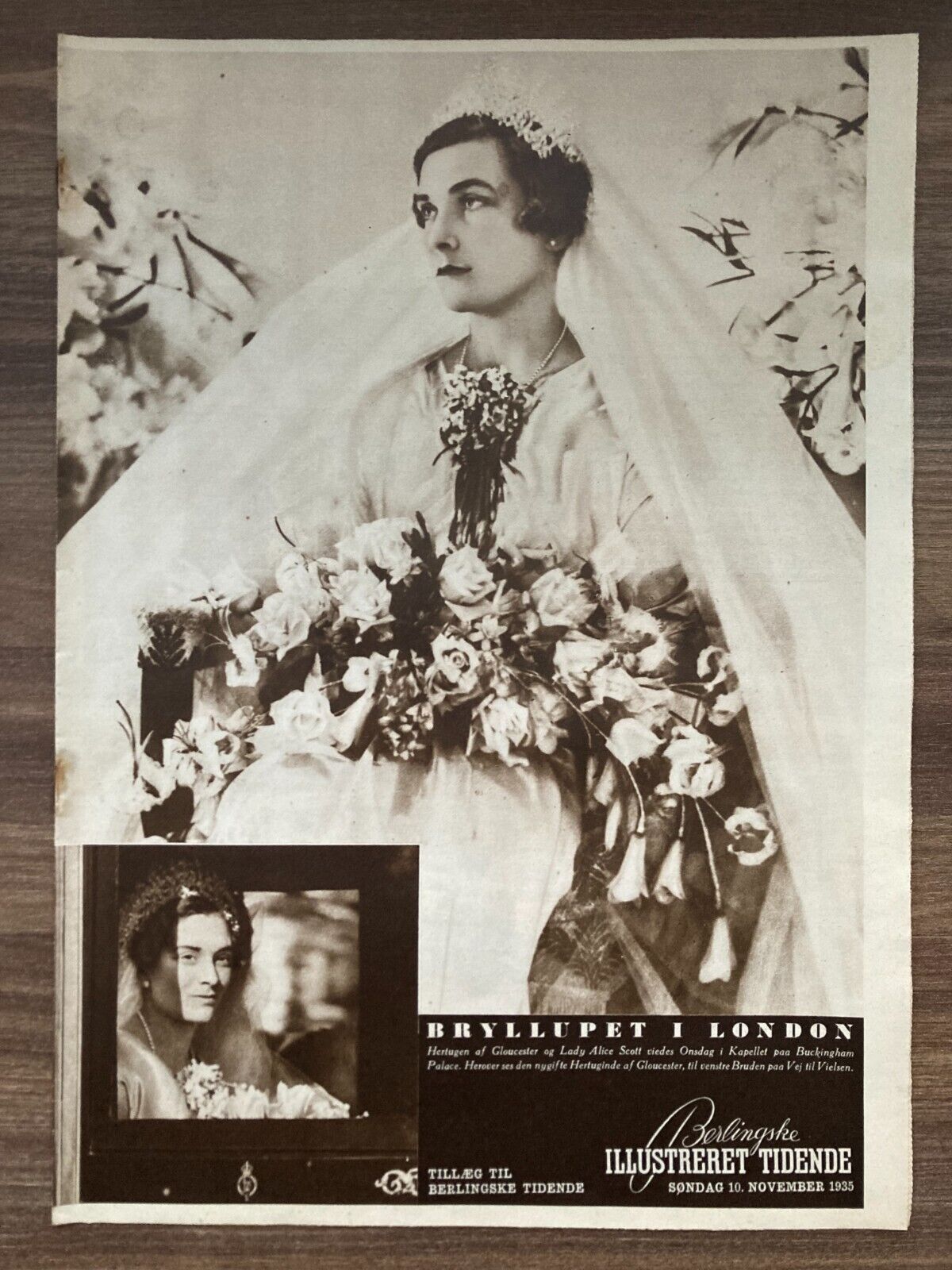 Lady Alice Scott Henry Duke of Gloucester Danish Magazine 1935 "Berlingske IT"