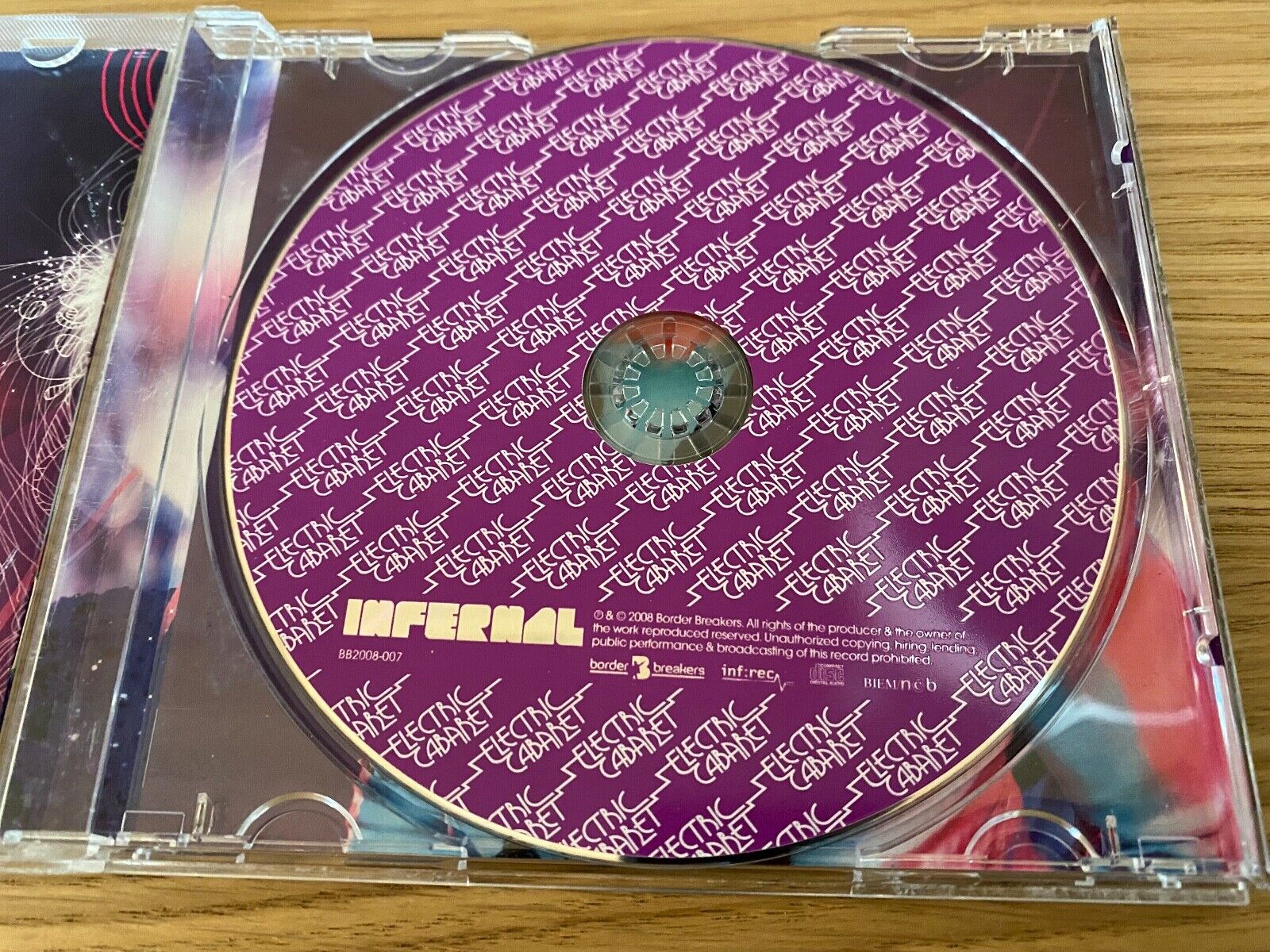 INFERNAL "ELECTRIC CABARET" CD ALBUM 14 TRACKS NORDIC PRESS BIEM NCB 2008 DISCO*