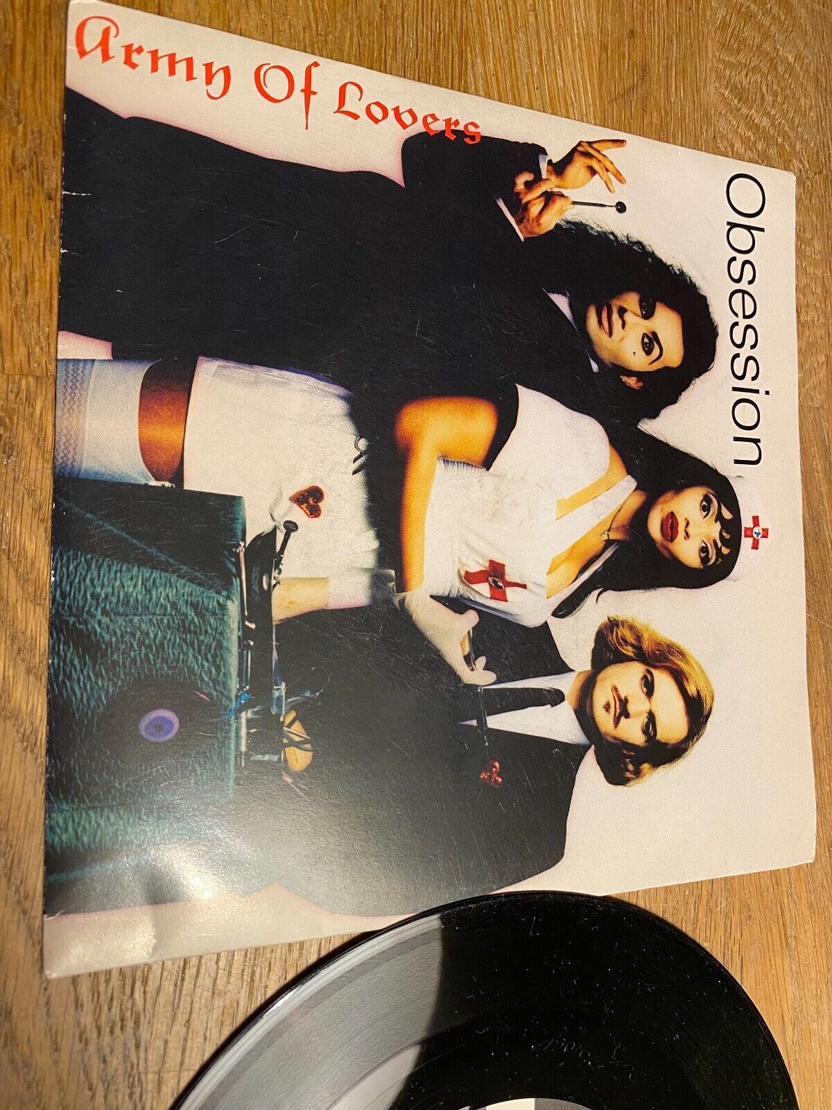 ARMY OF LOVERS "OBSESSION" 1991 BIEM / NCB TON SON TON RECORDS SWEDEN NORDIC 7"