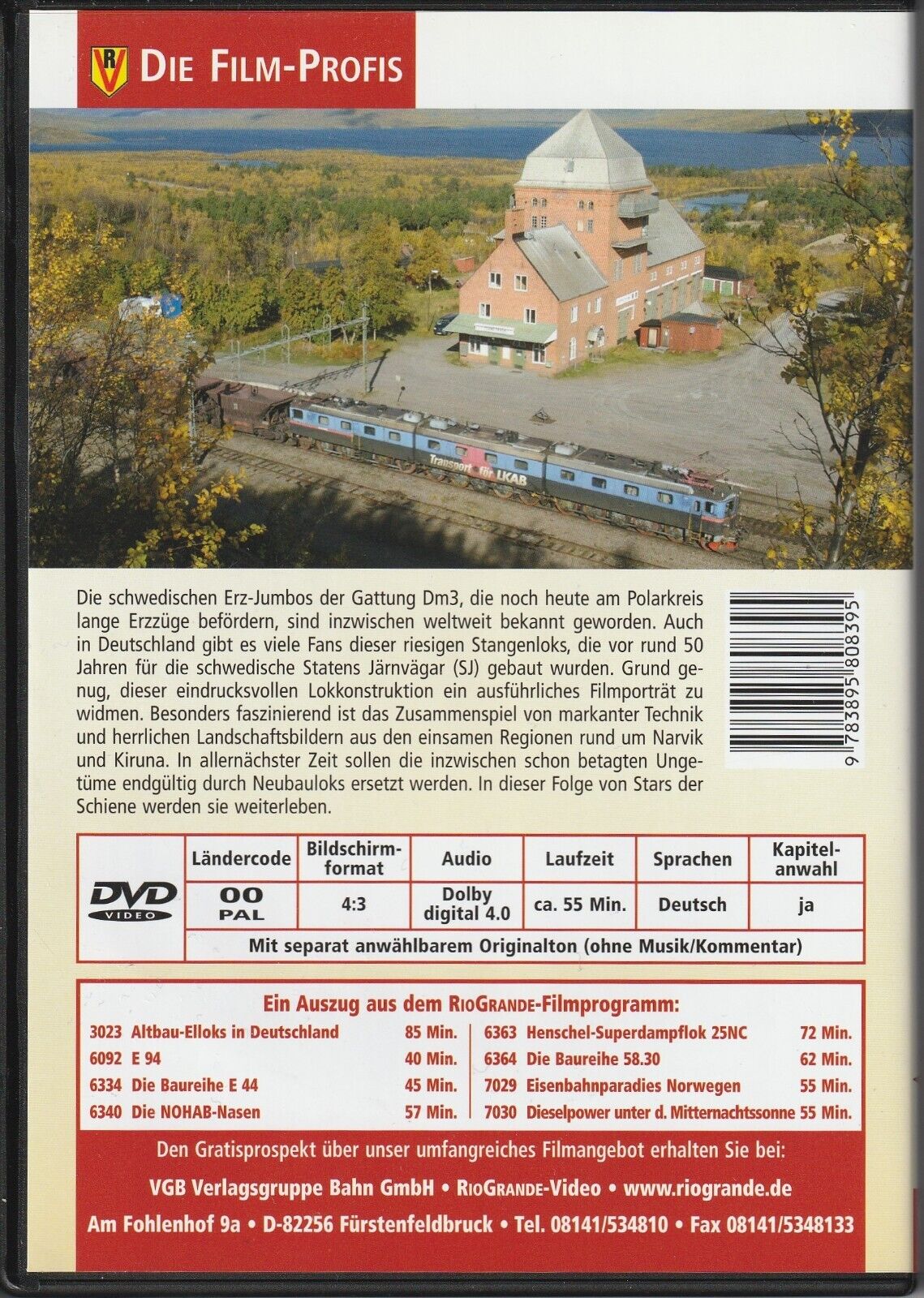 The Stars of Rail 65: The Dm3 Series | Ellok Railway Sweden DVD