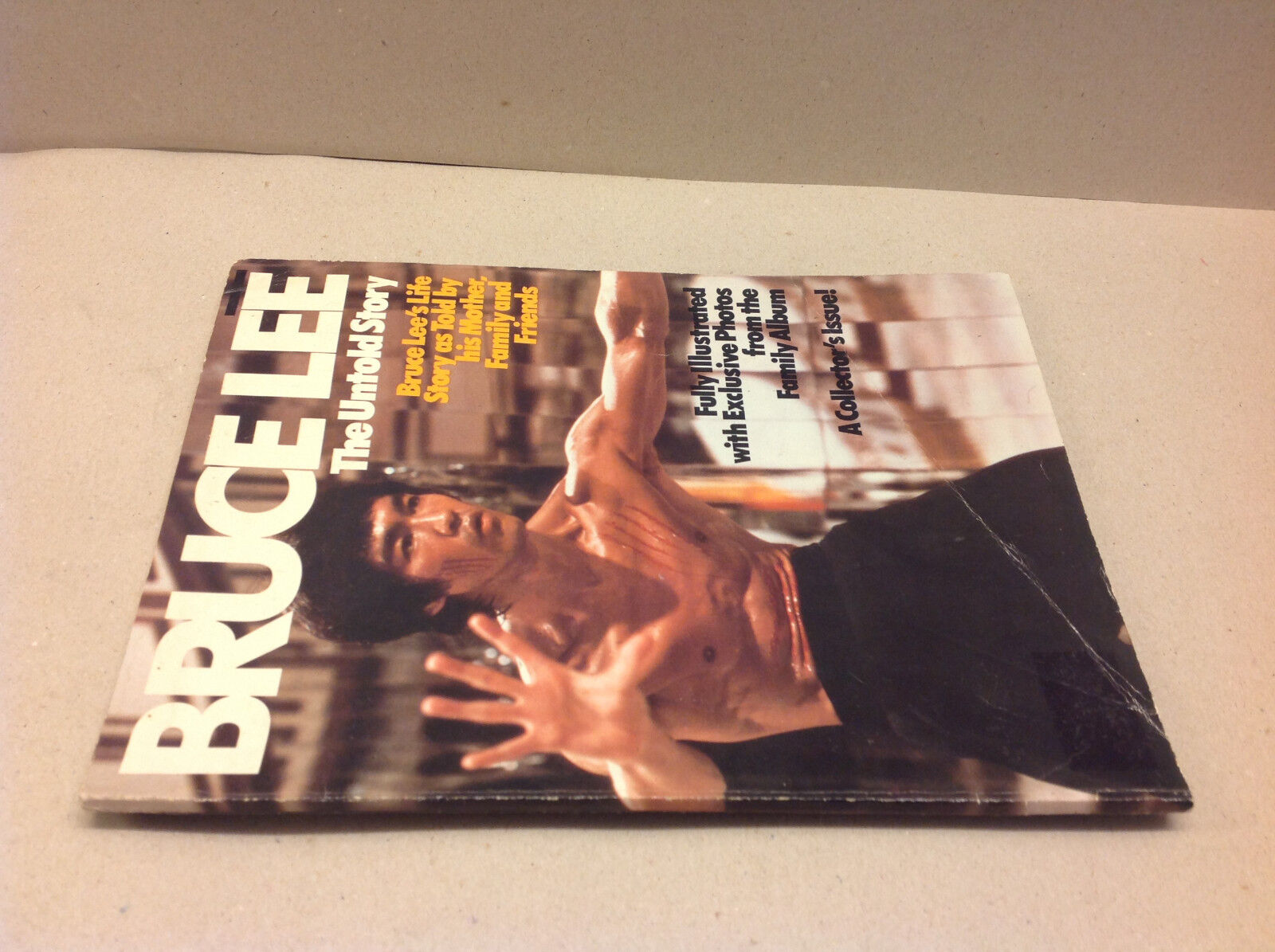 BRUCE LEE THE UNTOLD STORY 1980 MAGAZINE BOOKLET MARTIAL ARTS LEGENDARY FIGHTER