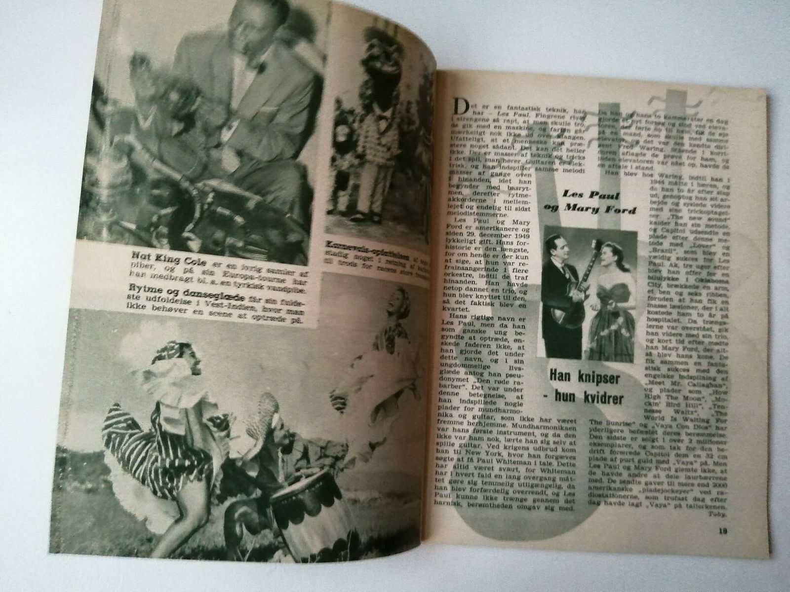 Danish magazine"Uge-Revyen" No 19 1954Rita Moreno coverMany other stars