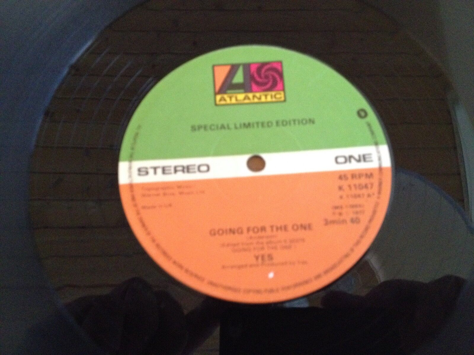 YES "GOING FOR THE ONE / AWAKEN PT1" 1977 SPECIAL LIMITED EDITION UK PRESSED 12