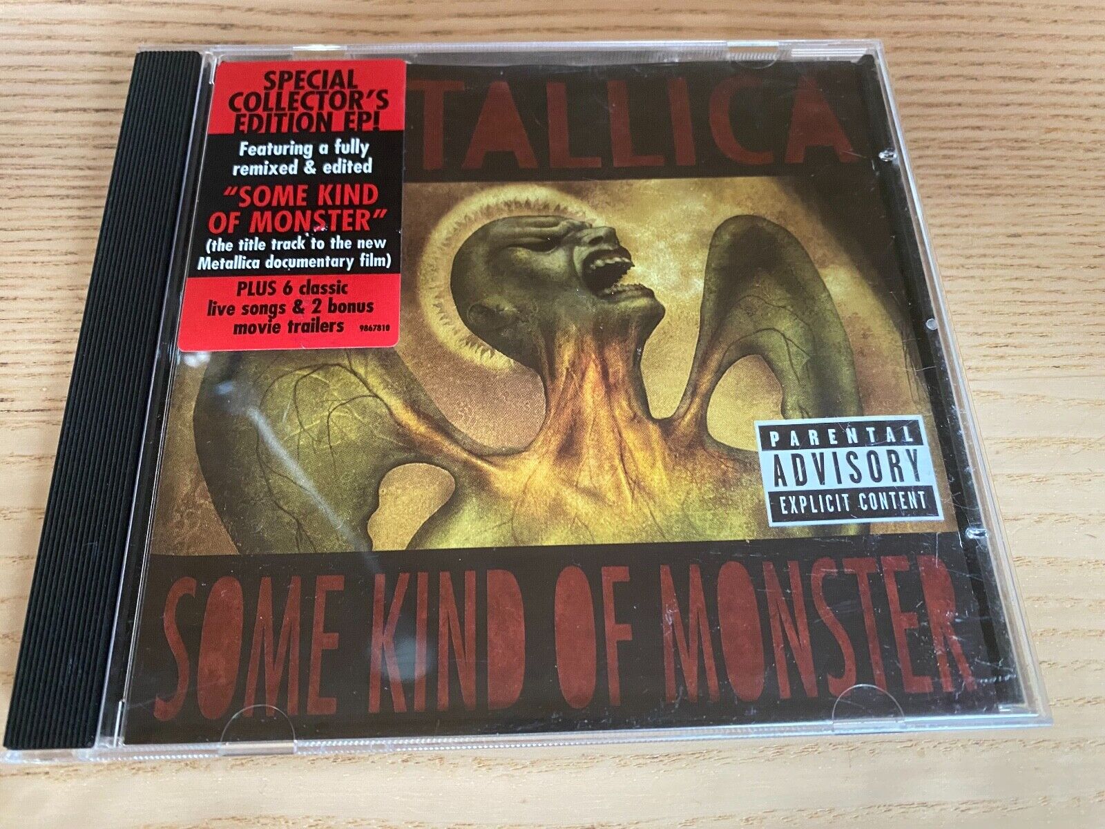 METALLICA "SOME KIND OF MONSTER" 2003 ENHANCED CD SINGLE 9 TRACKS 6 LIVE TRACKS`