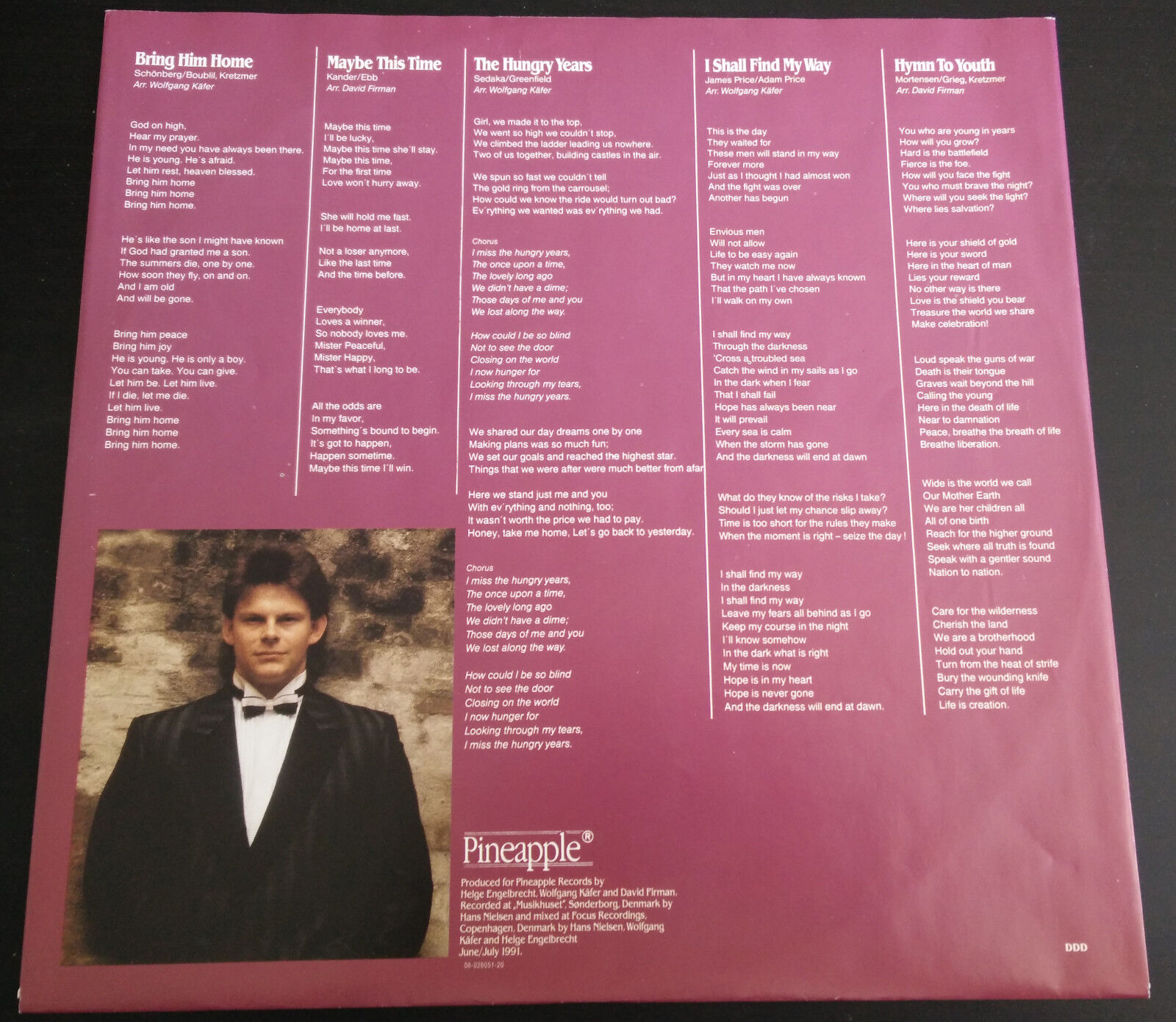 Stig Rossen - Starry Starry Nights [LP] 1991 vinyl record album