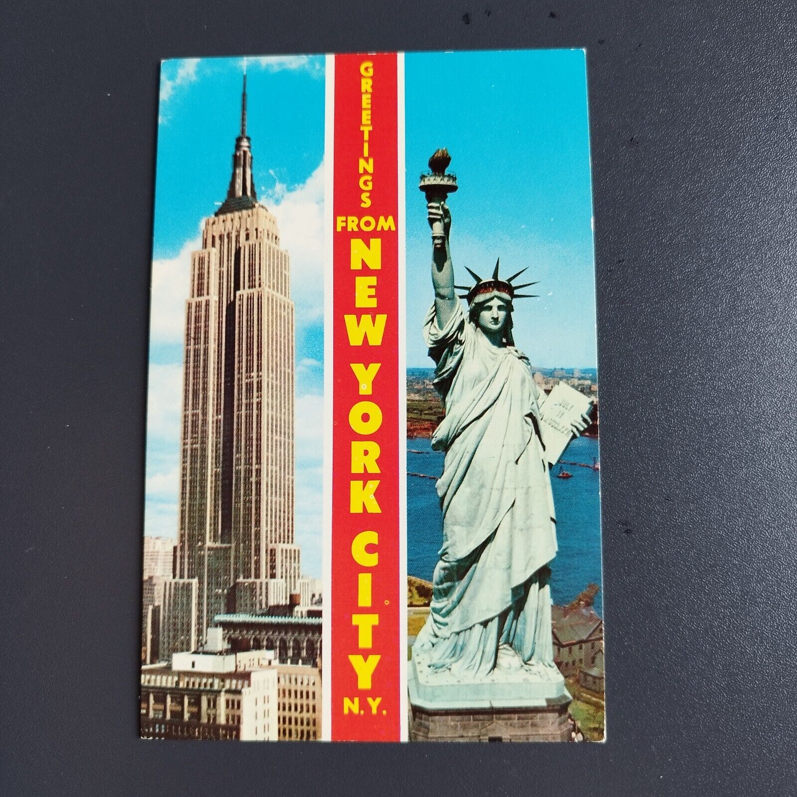 Postcard Greetings from New York City The Playground of the World -1970s