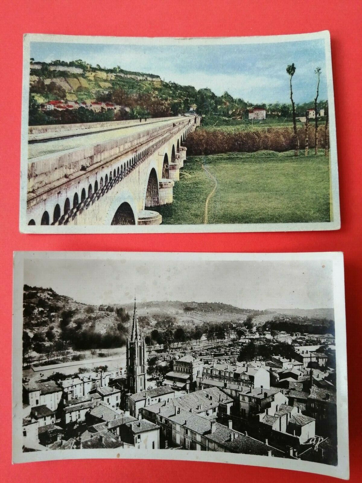 14 Vintage Postcards France AGEN