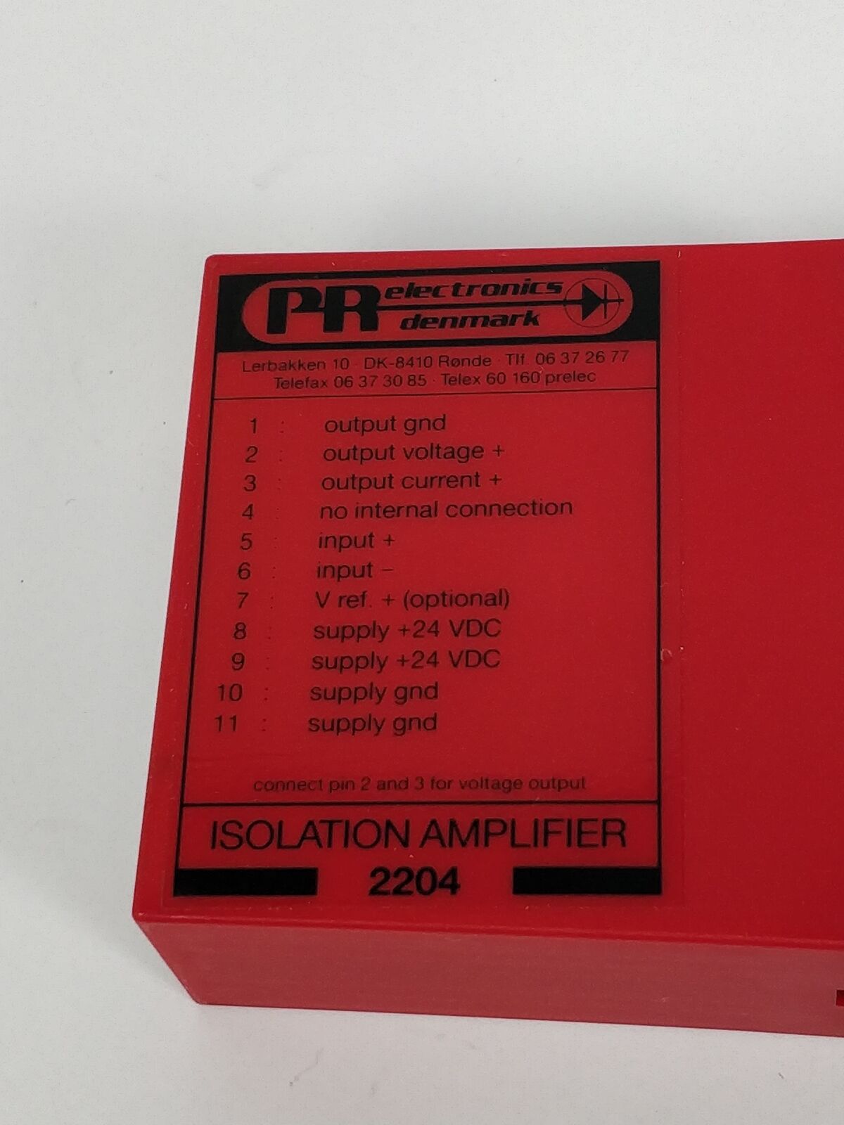 PR Electronics 2204 B2 Insulation Amplifier