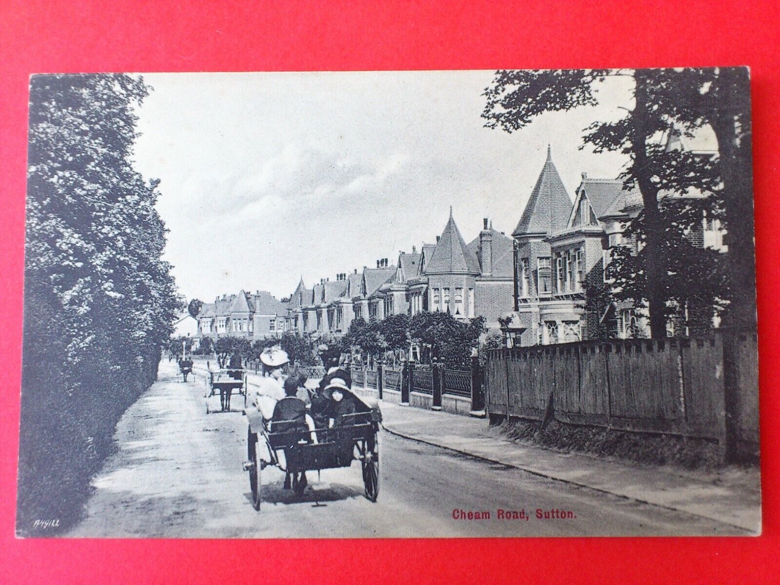 Antique Postcard UKLondonSuttonCheam Road caUnposted