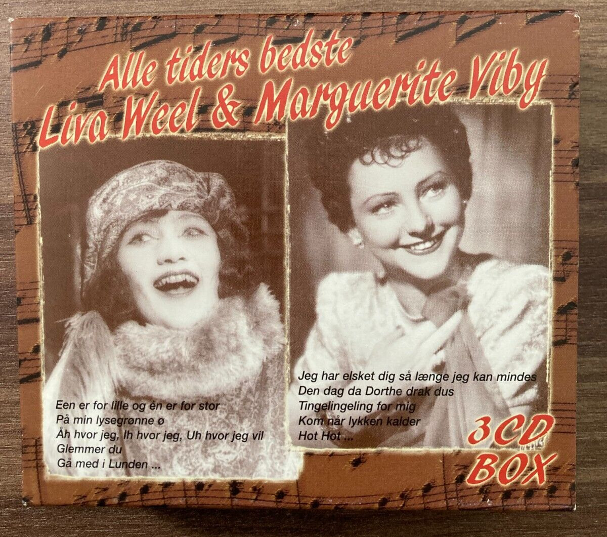 Liva Weel / Marguerite Viby - Alle Tiders Bedste (3xCD Compilation Box Set) NM