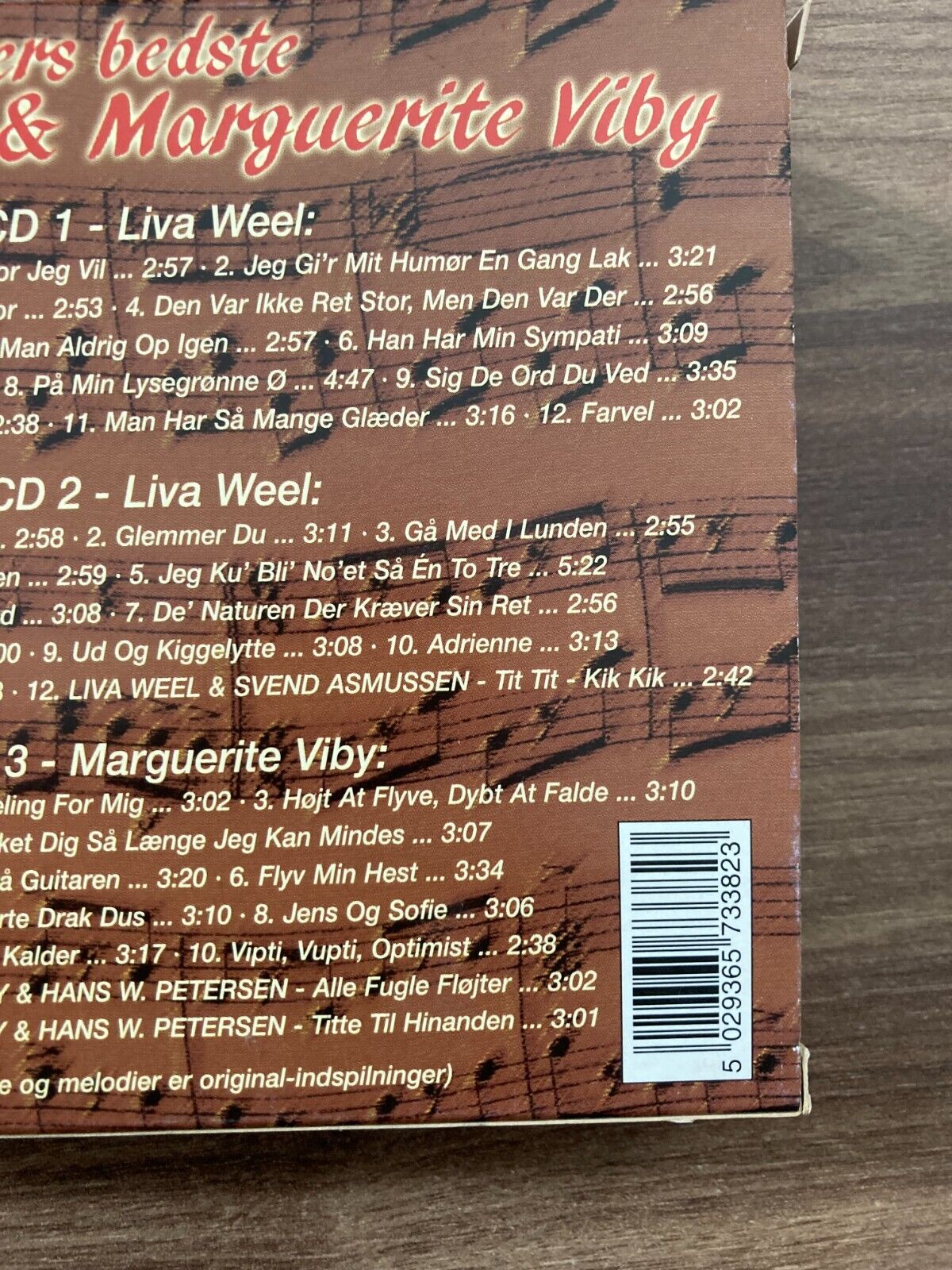 Liva Weel / Marguerite Viby - Alle Tiders Bedste (3xCD Compilation Box Set) NM