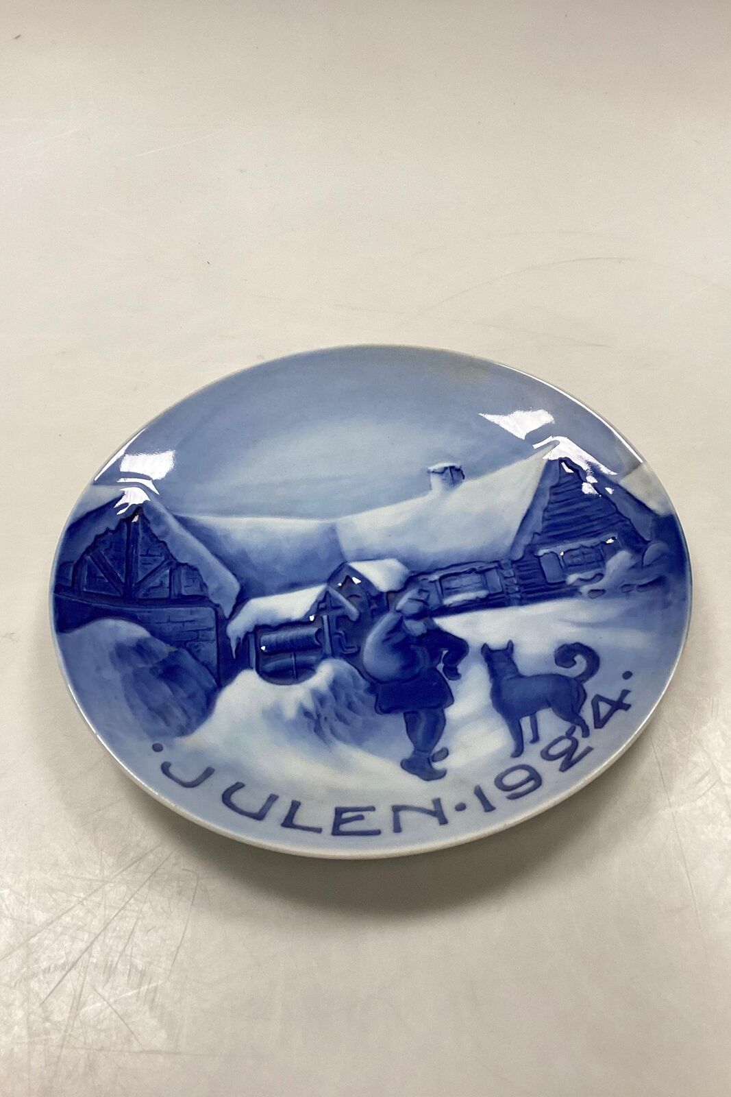 Rorstrand Sweden Christmas plate from 1924